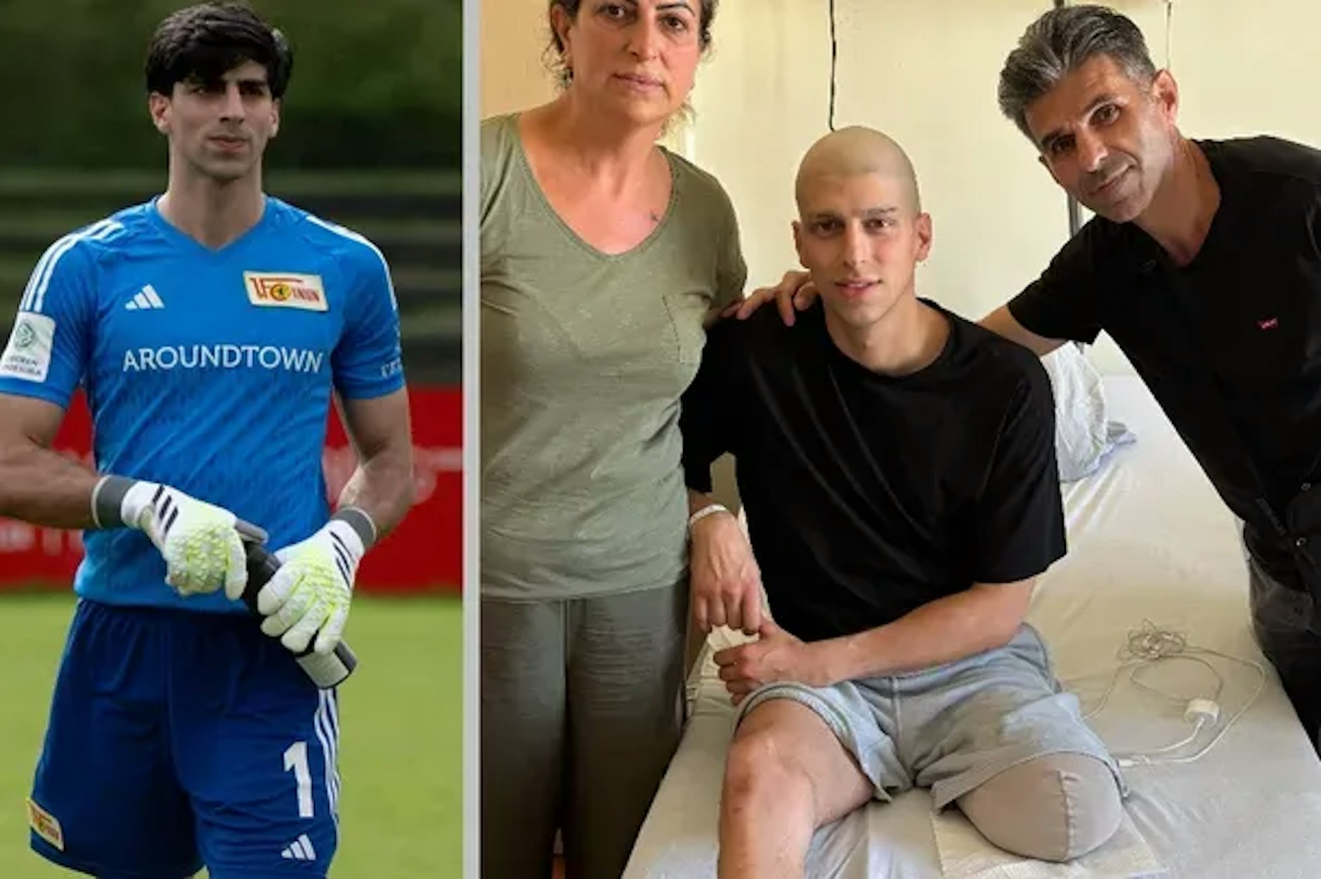 Berkin Arslanogullari: Der junge Union-Torwart kämpft nach einer Knochenkrebsdiagnose und Amputation um sein Leben. Fans und Freunde stehen ihm solidarisch zur Seite.
