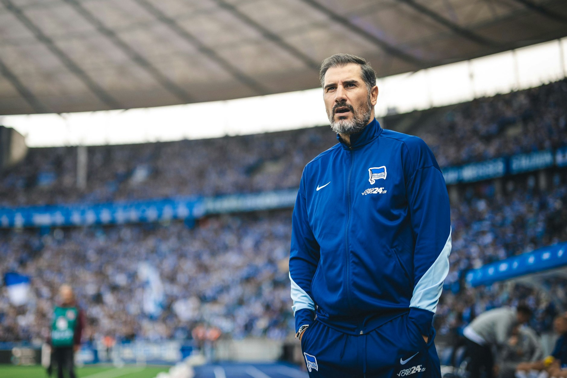 Hertha-Coach Cristian Fiel reist mit seinem Team am Wochenende nach Nürnberg.