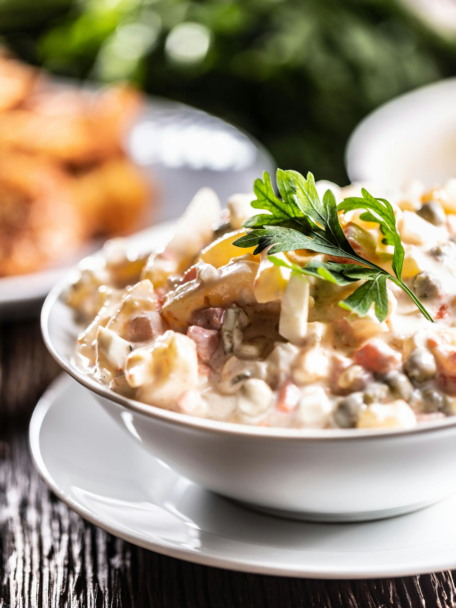 Omas Kartoffelsalat - einfach lecker und ganz leicht nachzumachen.