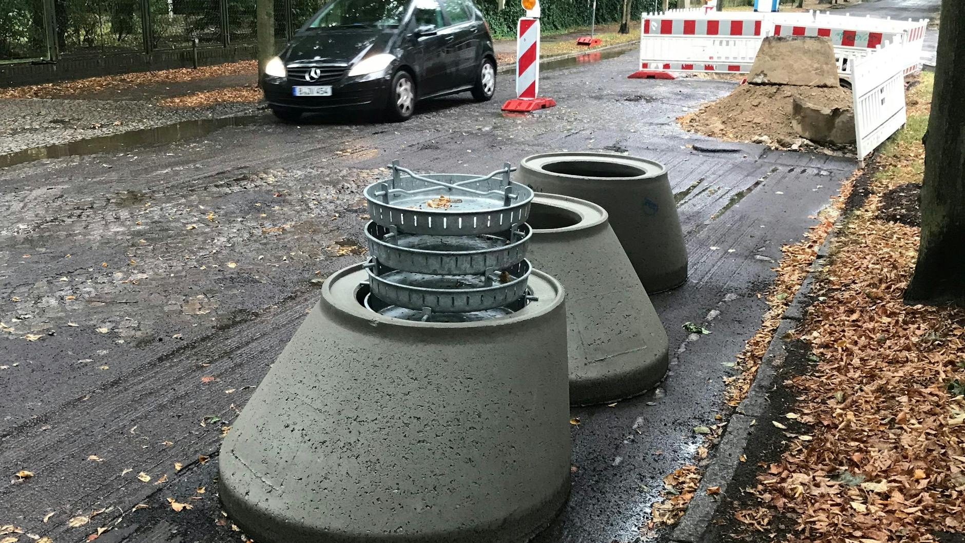 Bei der Pfuschbeseitigung werden auch die Gullys saniert.
