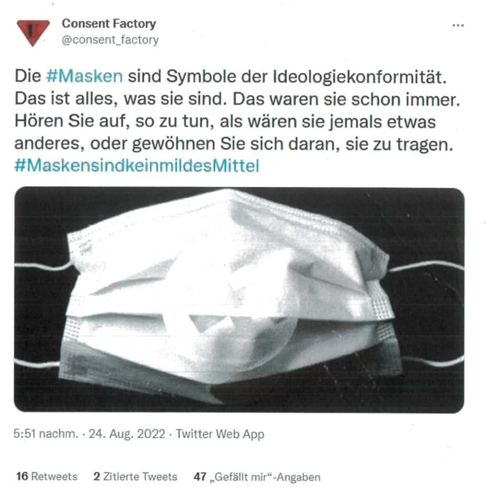 Screenshot eines der beiden Posts von CJ Hopkins auf X