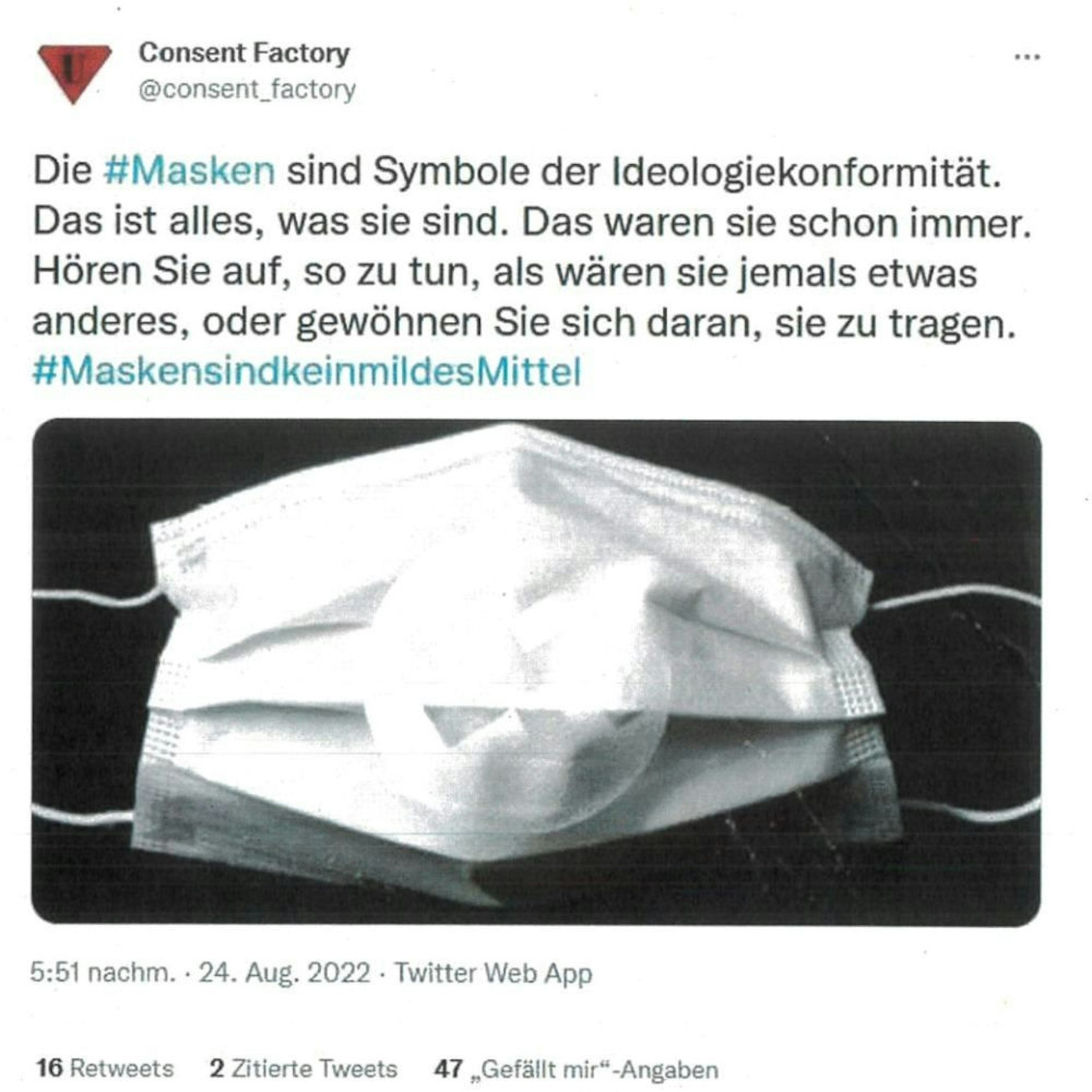 Screenshot eines der beiden Posts von CJ Hopkins auf X