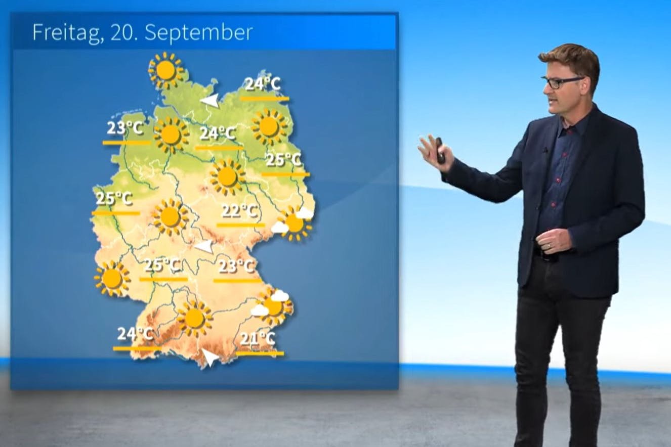 Schöne Aussichten für Freitag und das ganze Wochenende verkündet Diplom-Meteorologe Dominik Jung von <a target="_blank" href="https://wetter.net/">wetter.net</a>.