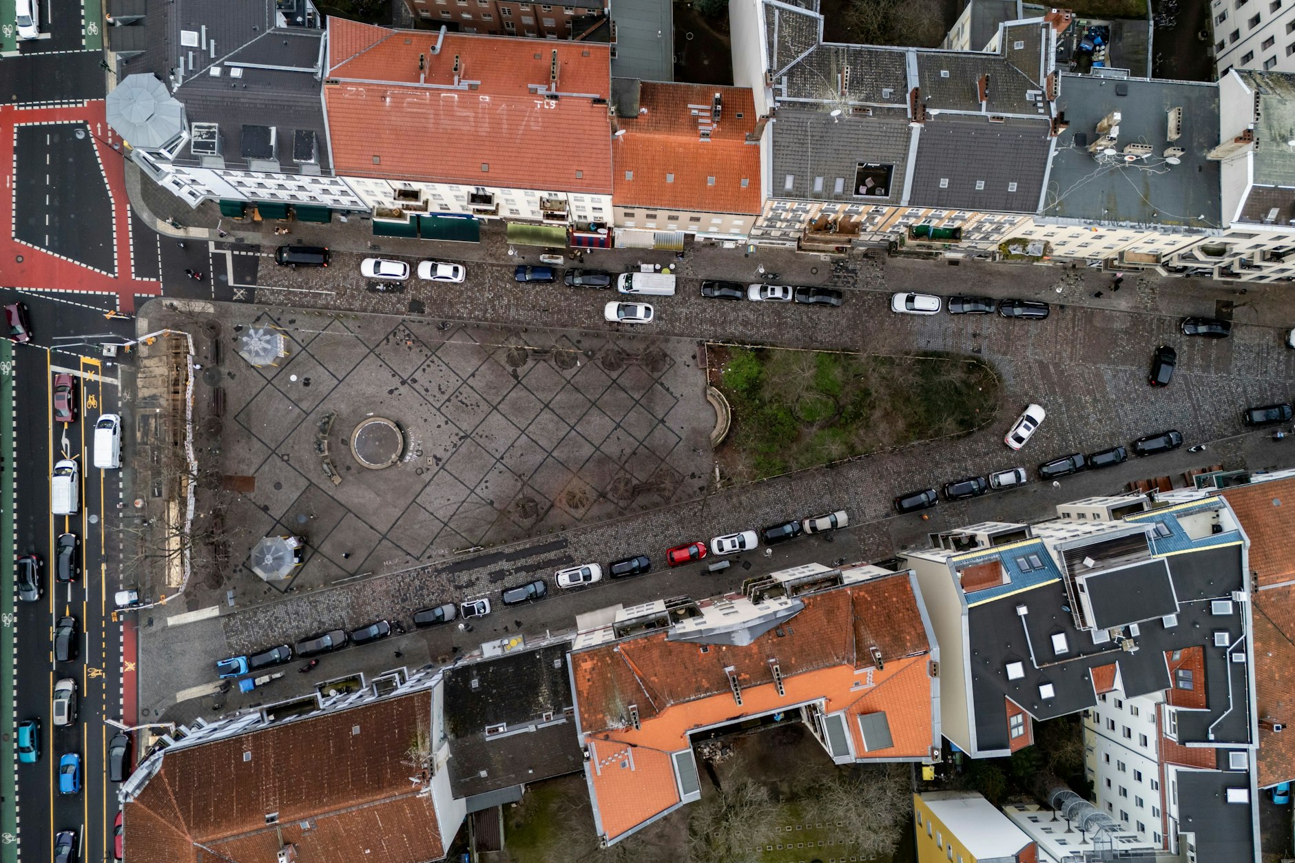 Der Karl-Marx-Platz in Berlin-Neukölln wird ab Montag umgestaltet.