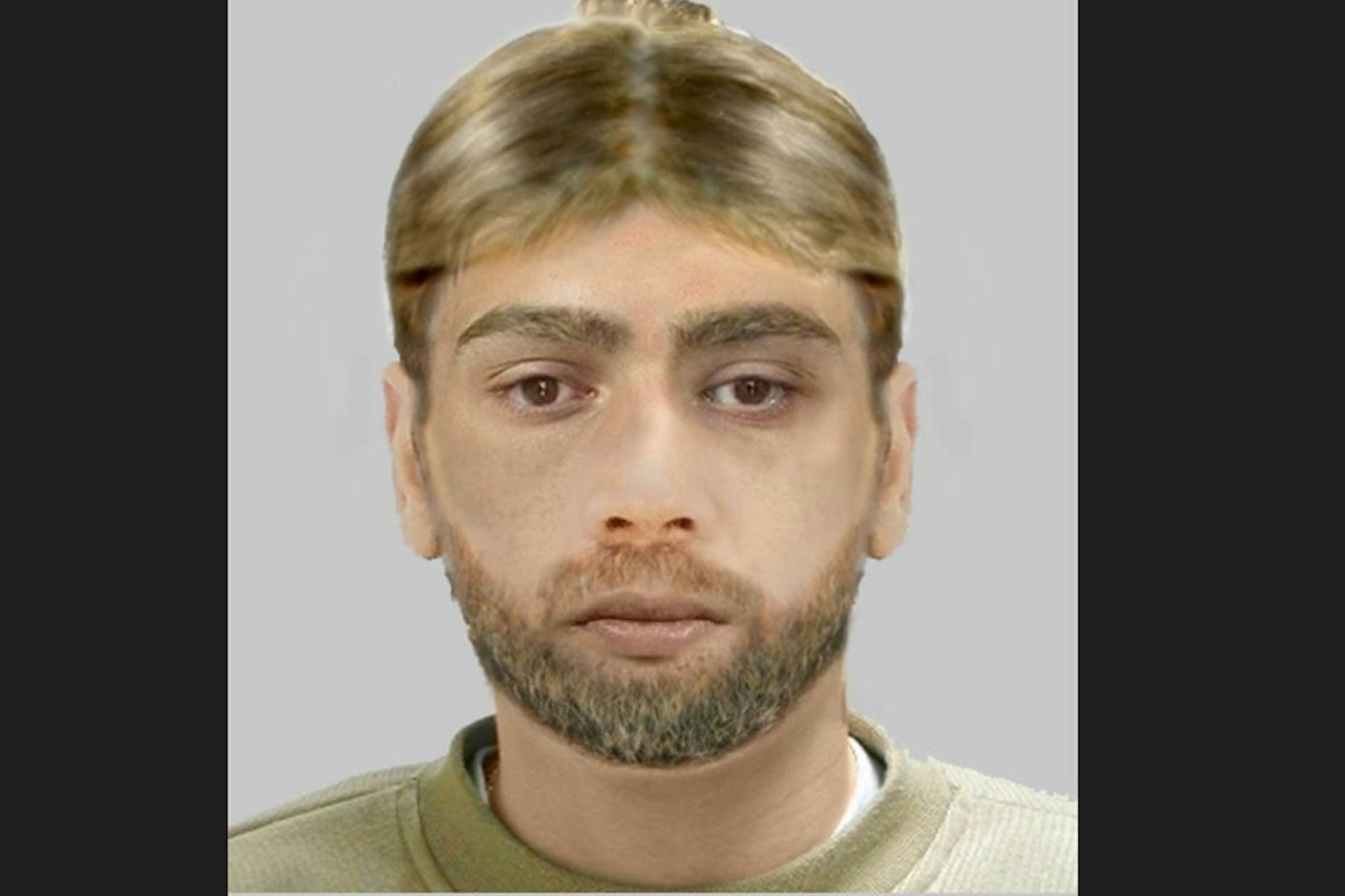 So wie auf diesem Phantombild soll der Kinderschänder aussehen.