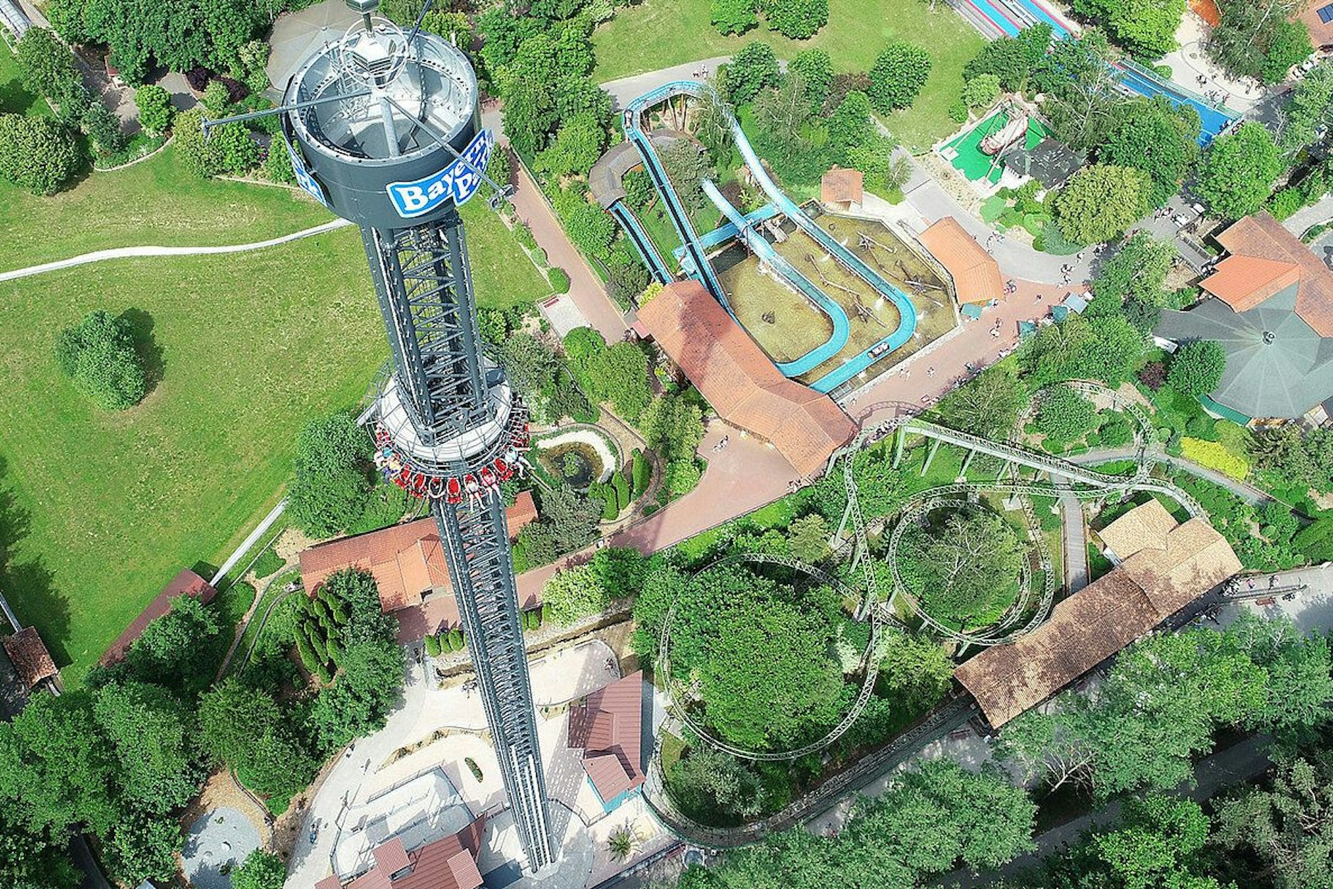 Bei dem Unfall im Bayern-Park wurden sieben Personen verletzt.