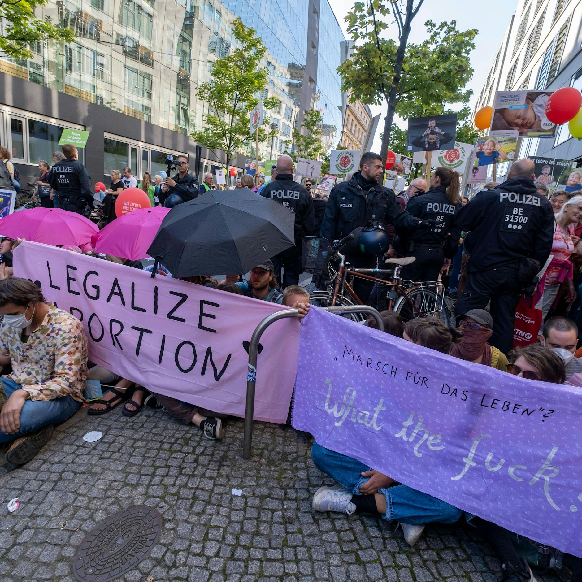 Demonstrationen in Berlin – für und gegen Abtreibung