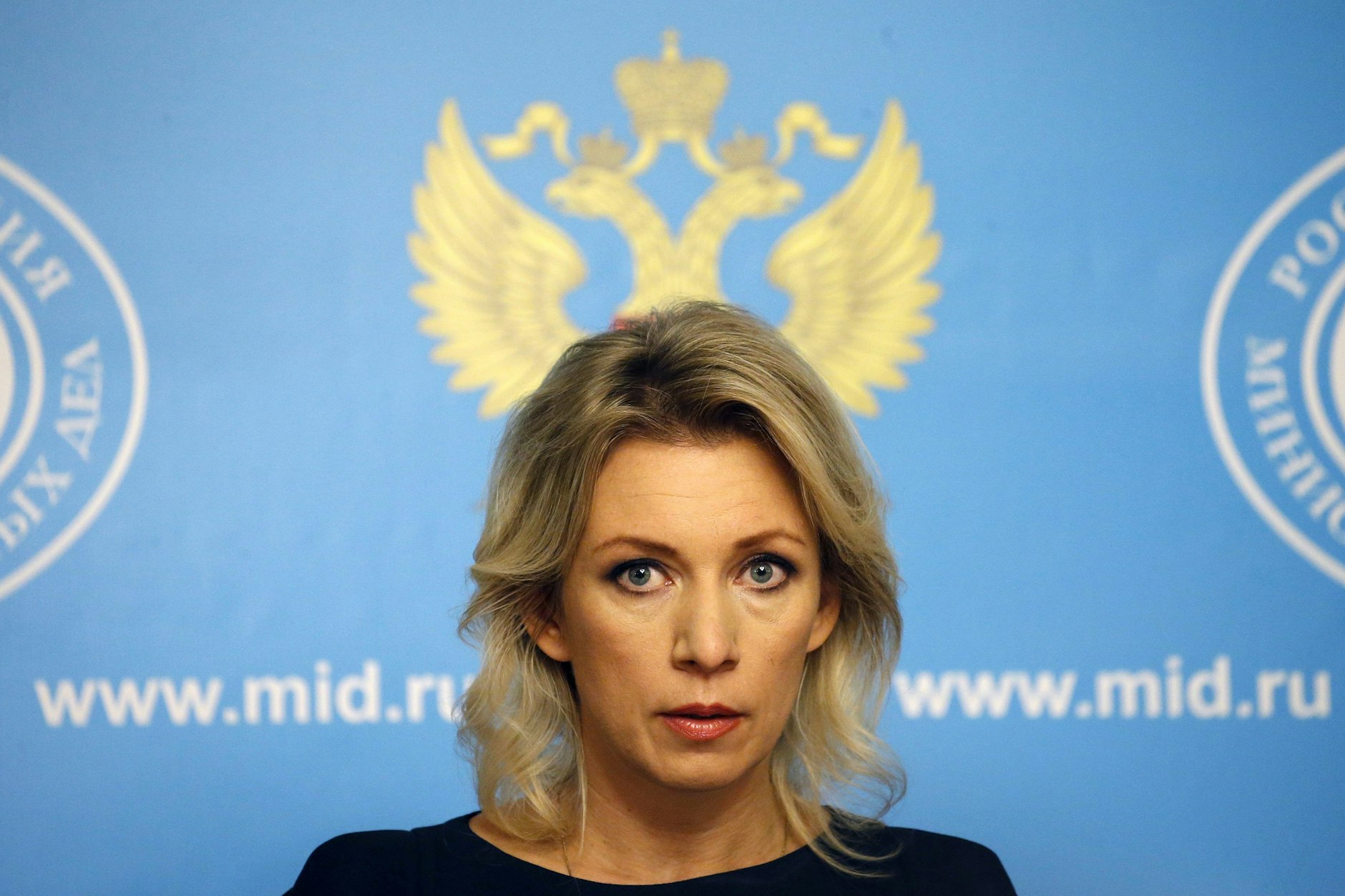 Maria Sacharowa, Sprecherin des russischen Außenministeriums.&nbsp;
