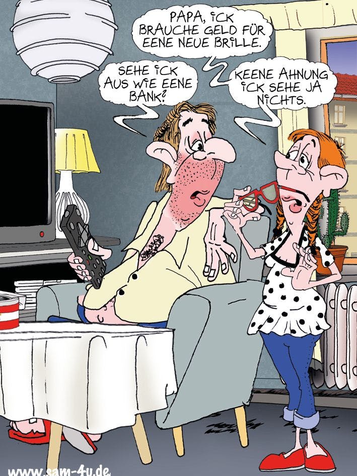 Unser Cartoon des Tages von Sam Paff aus Berlin.