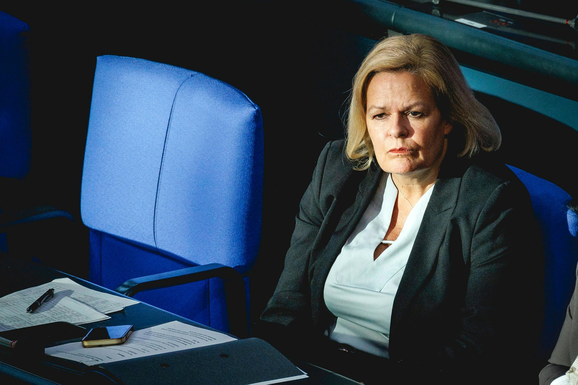 Innenministerin Nancy Faeser (SPD) wird scharf kritisiert.