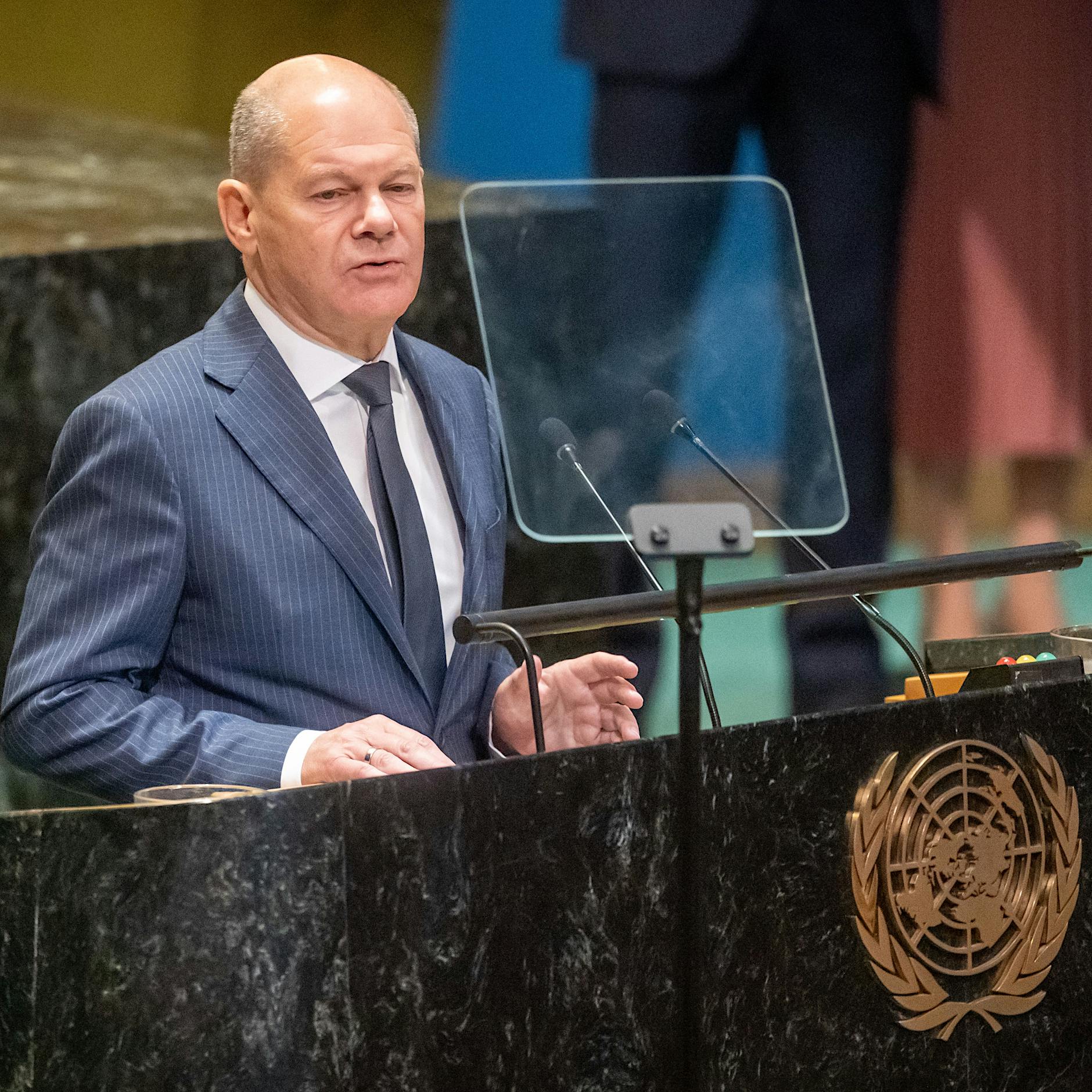 Olaf Scholz äußert sich zum verabschiedeten Zukunftspakt der UN