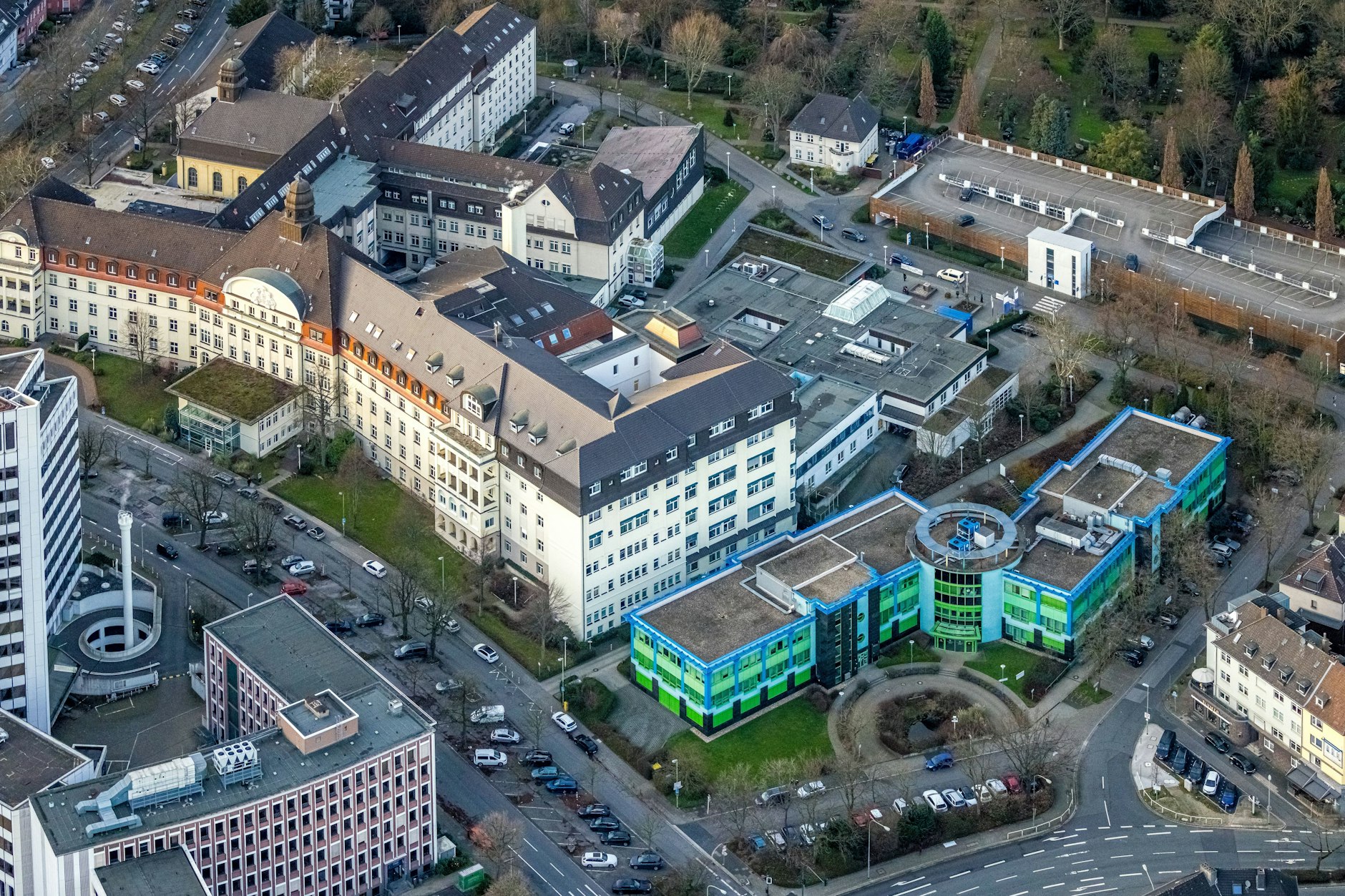 Der Angriff fand am Elisabeth-Krankenhaus in Essen statt.