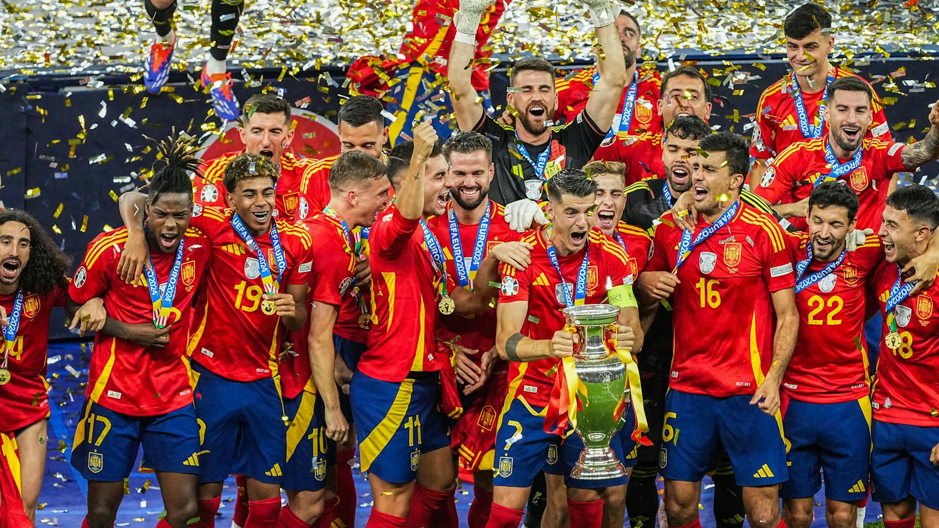 Spanien feierte später den EM-Titel. Deutschland ging leer aus.
