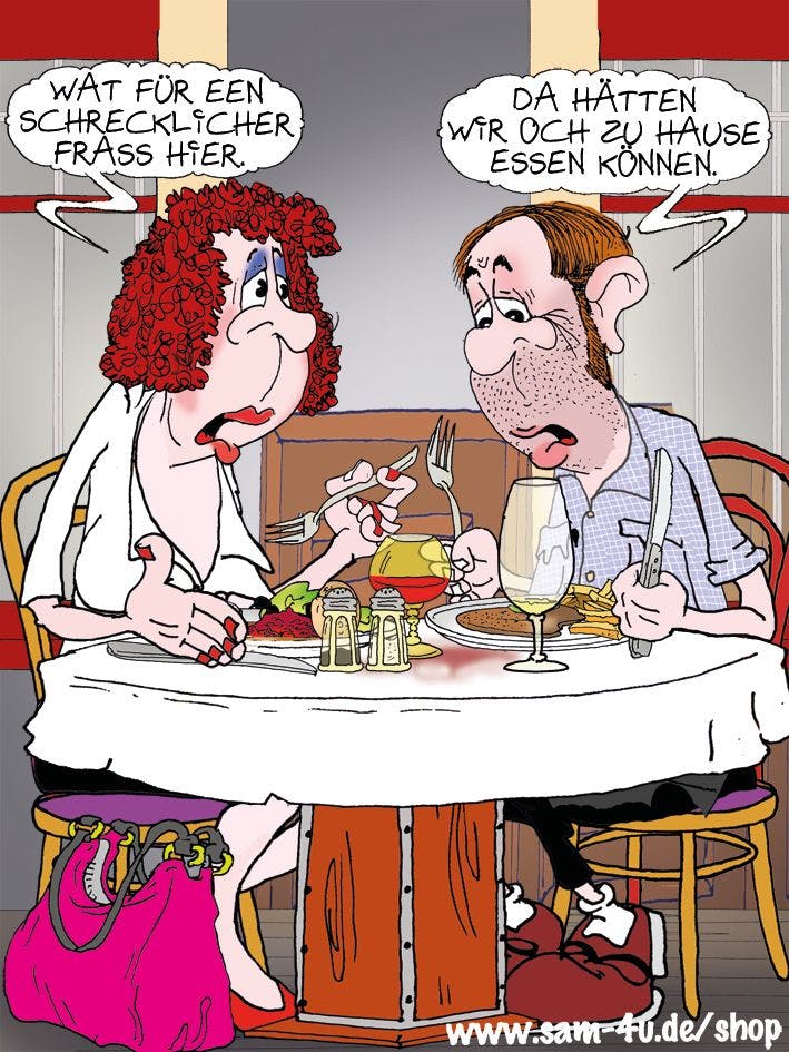 Auch heute gibt es unseren Cartoon des Tages von Zeichner Sam Paff aus Berlin.