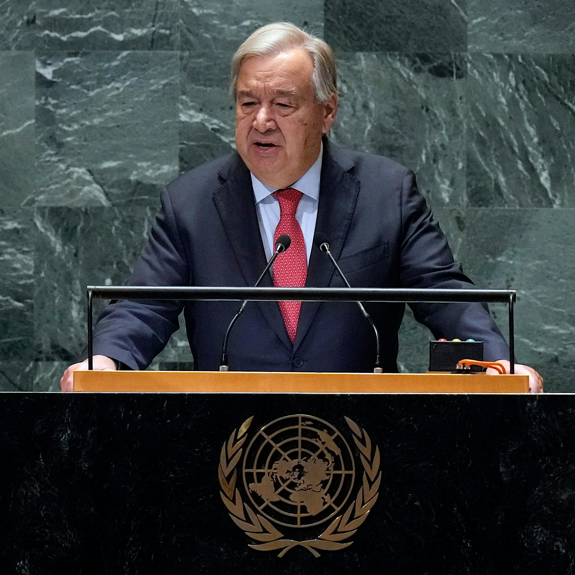 UN-Generalsekretär António Guterres: „Wir können so nicht weitermachen“