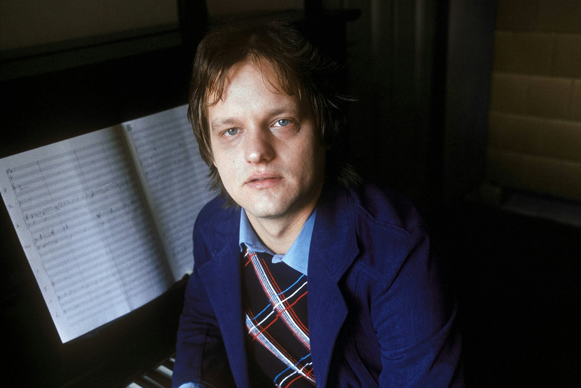 Holger Biege am Klavier, hier circa 1977
