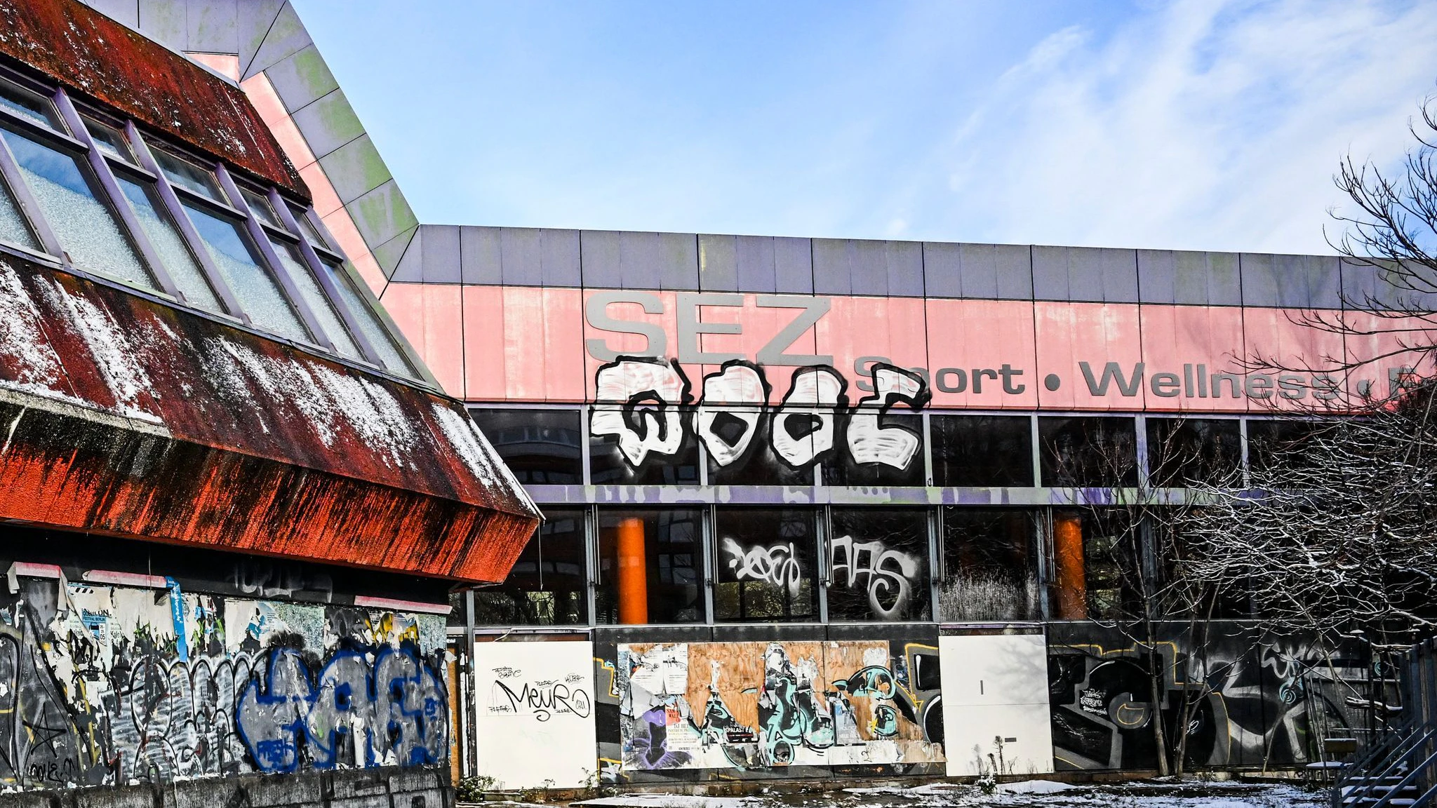 Hallo Tristesse! Das Sport- und Erholungszentrum (SEZ) an der Landsberger Allee heute.