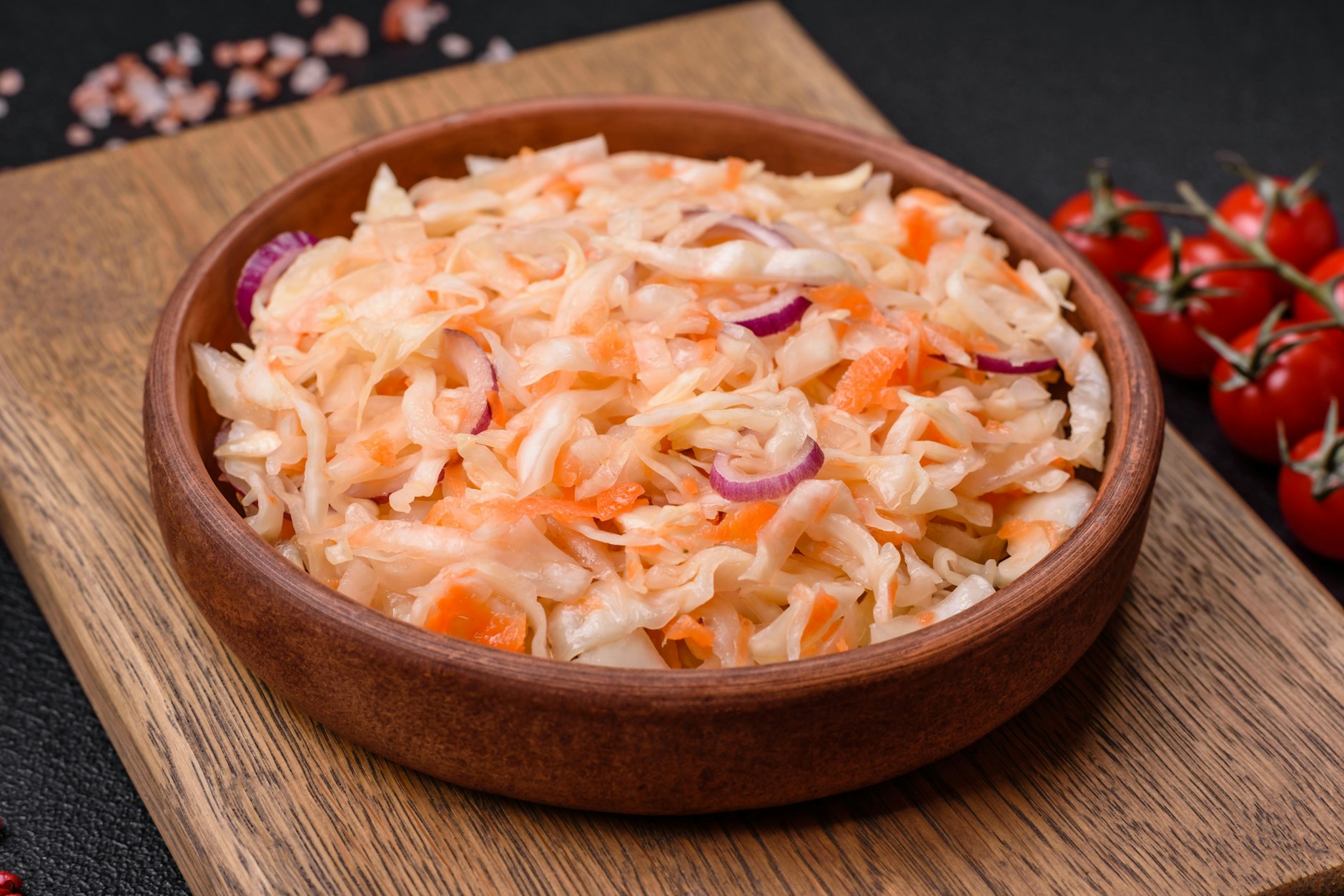 Kostet man den leckeren Krautsalat von KCF möchte augenblicklich noch mehr.