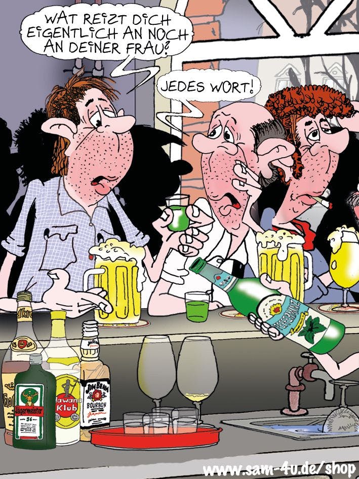 Unser Cartoon des Tages kommt auch heute von Zeichner Sam Paff aus Berlin.