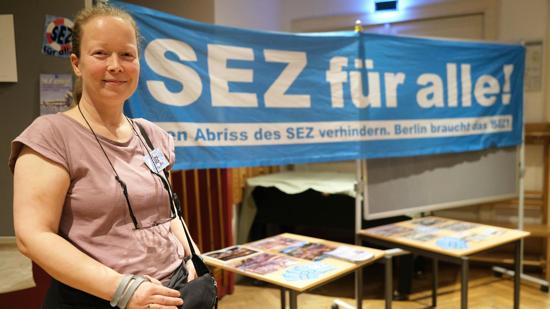 Susanne Lorenz von der Bürgerinitiative „SEZ für alle!“