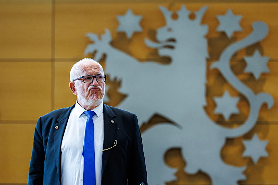 Sorgte mit seiner Rede für Kritik: Alterspräsident Jürgen Treutler von der AfD in Thüringen