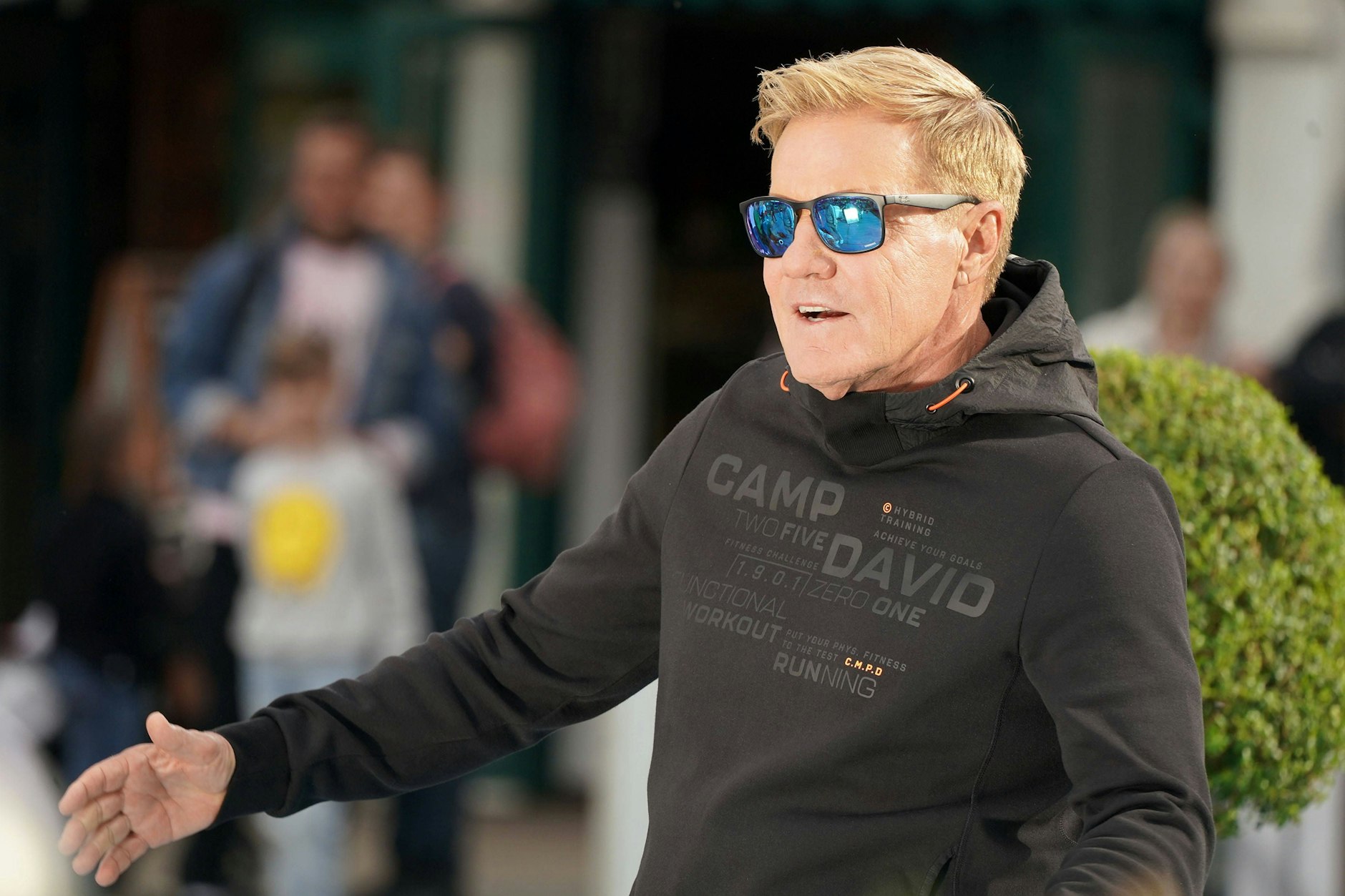 Dieter Bohlen im April 2024 beim Photocall zur neuen Staffel DSDS im Europapark.