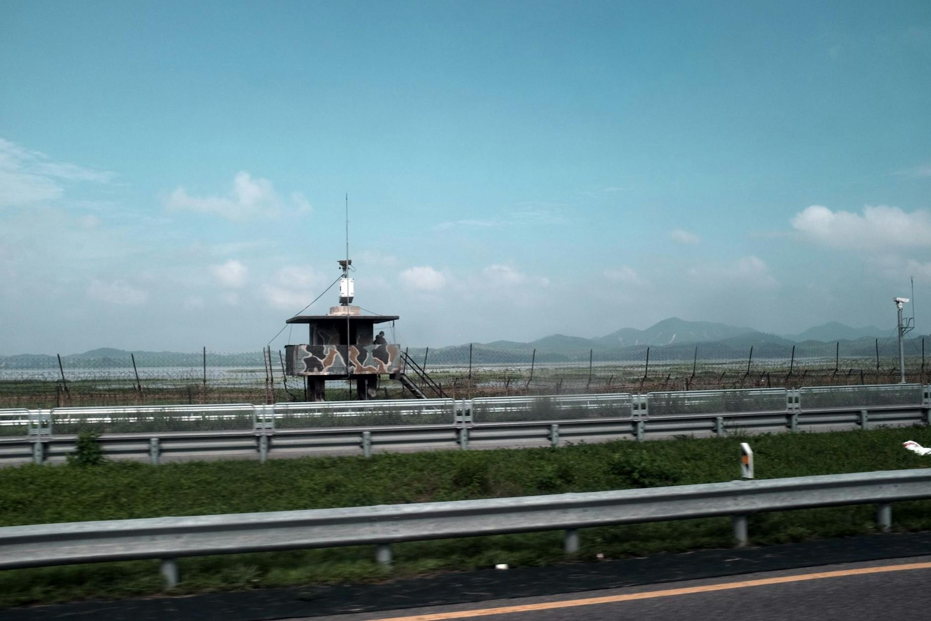 Entlang der Grenze zu Nordkorea