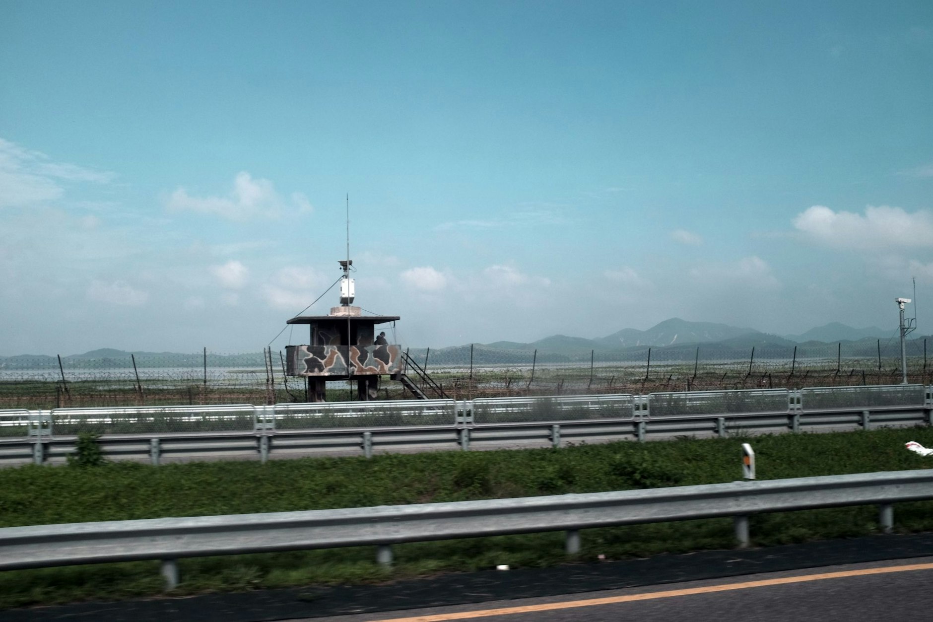 Entlang der Grenze zu Nordkorea