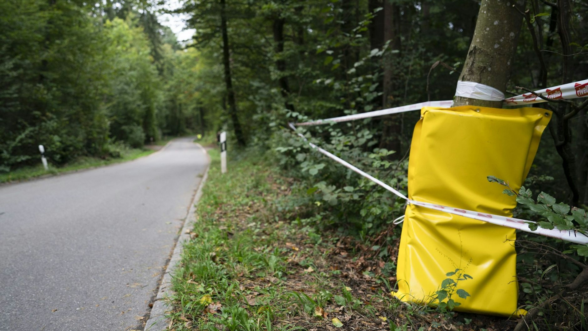 Die mutmaßliche Unfallstelle der Schweizerin Muriel Furrer in der Abfahrt hinunter nach Küssnacht. 