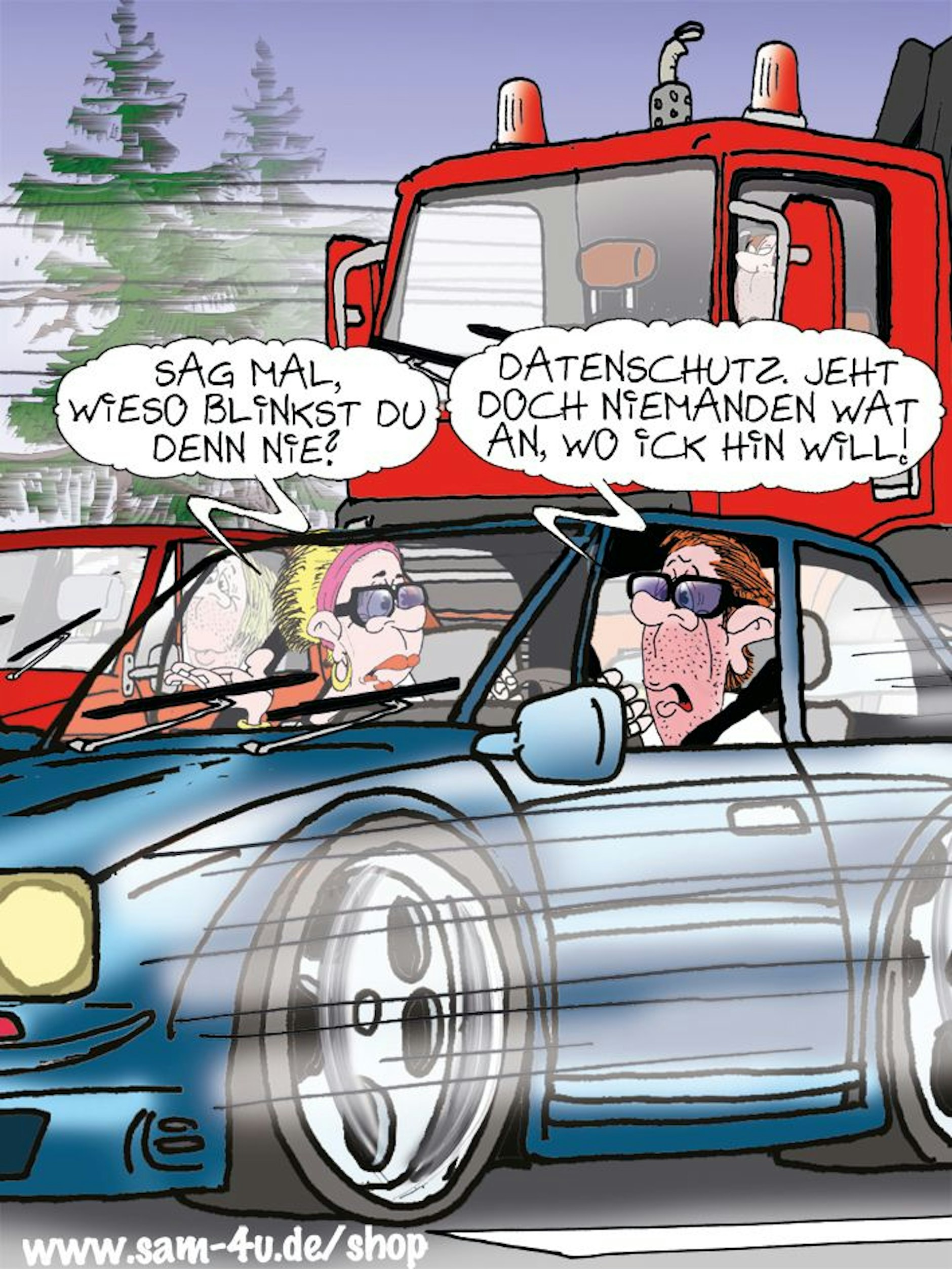 Auch heute haben wir an dieser Stelle den ﻿Cartoon des Tages von Zeichner Sam Paff aus Berlin für Sie.