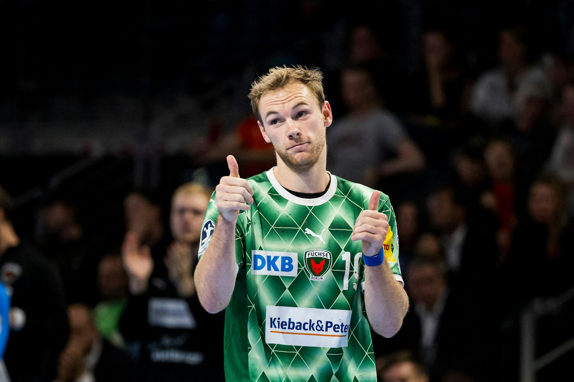 Mathias Gidsel ist bei den Füchsen wieder mal erfolgreichster Werfer.