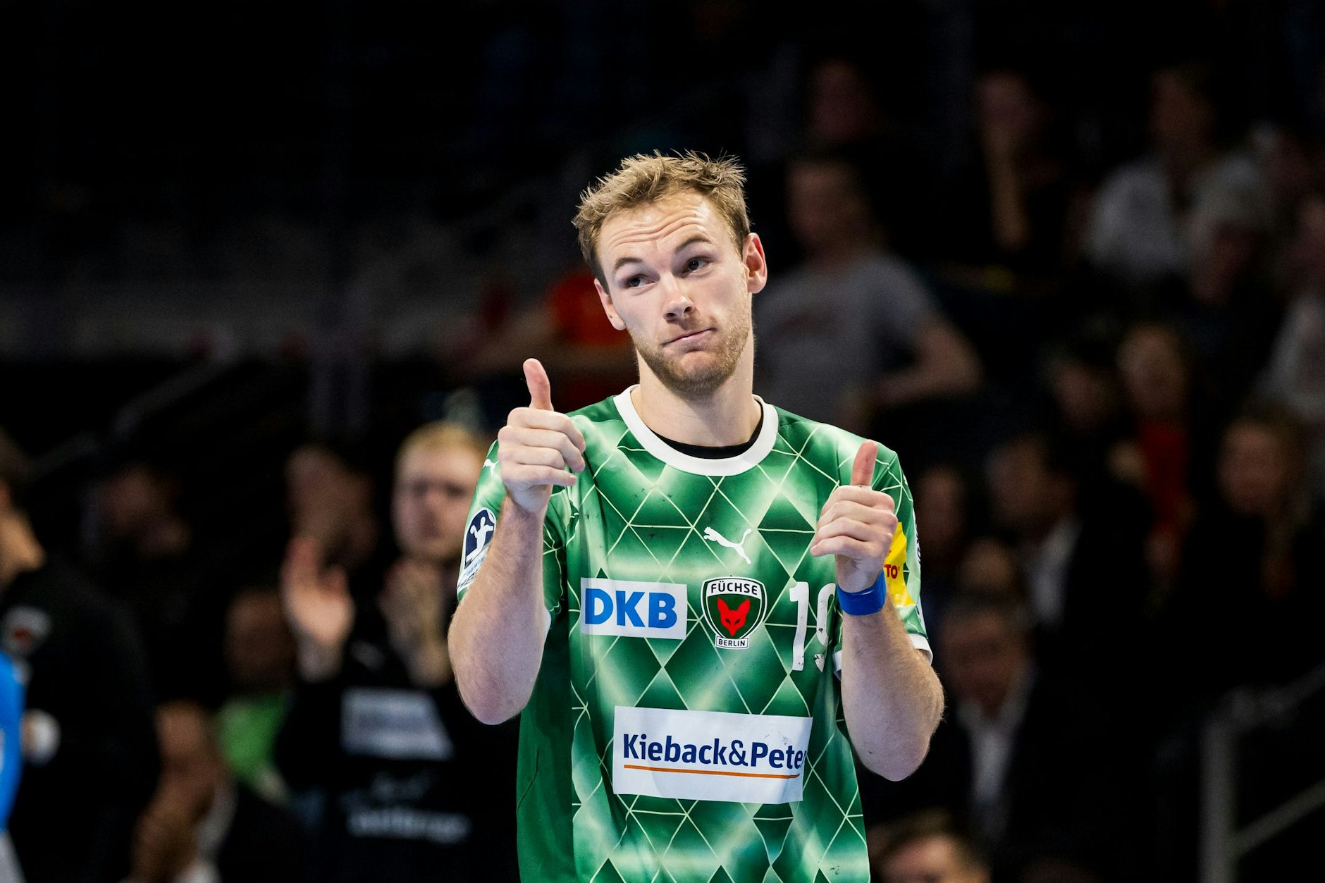 Mathias Gidsel ist bei den Füchsen wieder mal erfolgreichster Werfer.