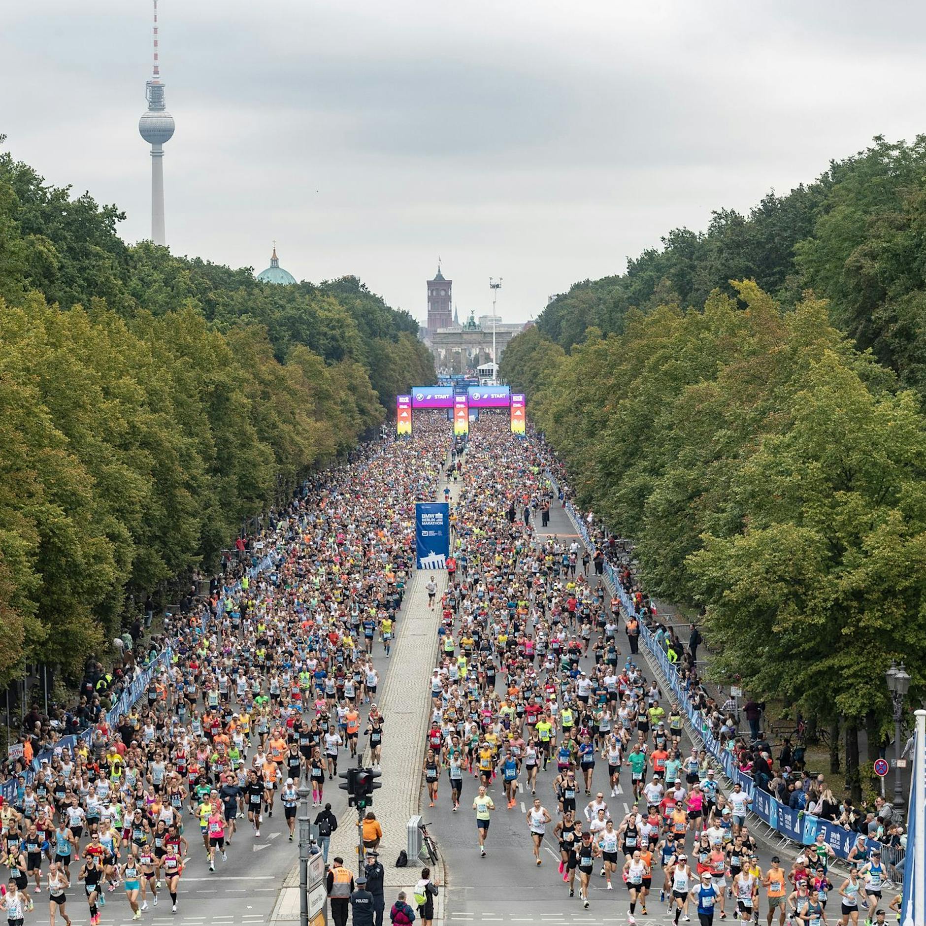 Diese Straßen sind dicht, wenn JETZT der Berlin-Marathon läuft