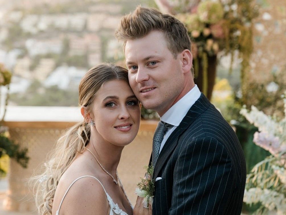 Gina Schumacher und Iain Bethke haben auf Mallorca geheiratet.