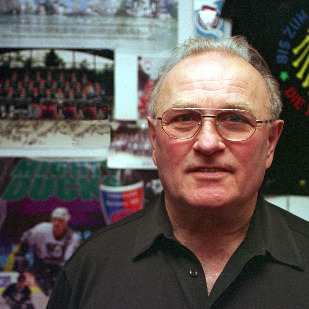 Hans „Hanne“ Frenzel baute einst das erste Eishockey-Team unter dem Dynamo-Logo zusammen.