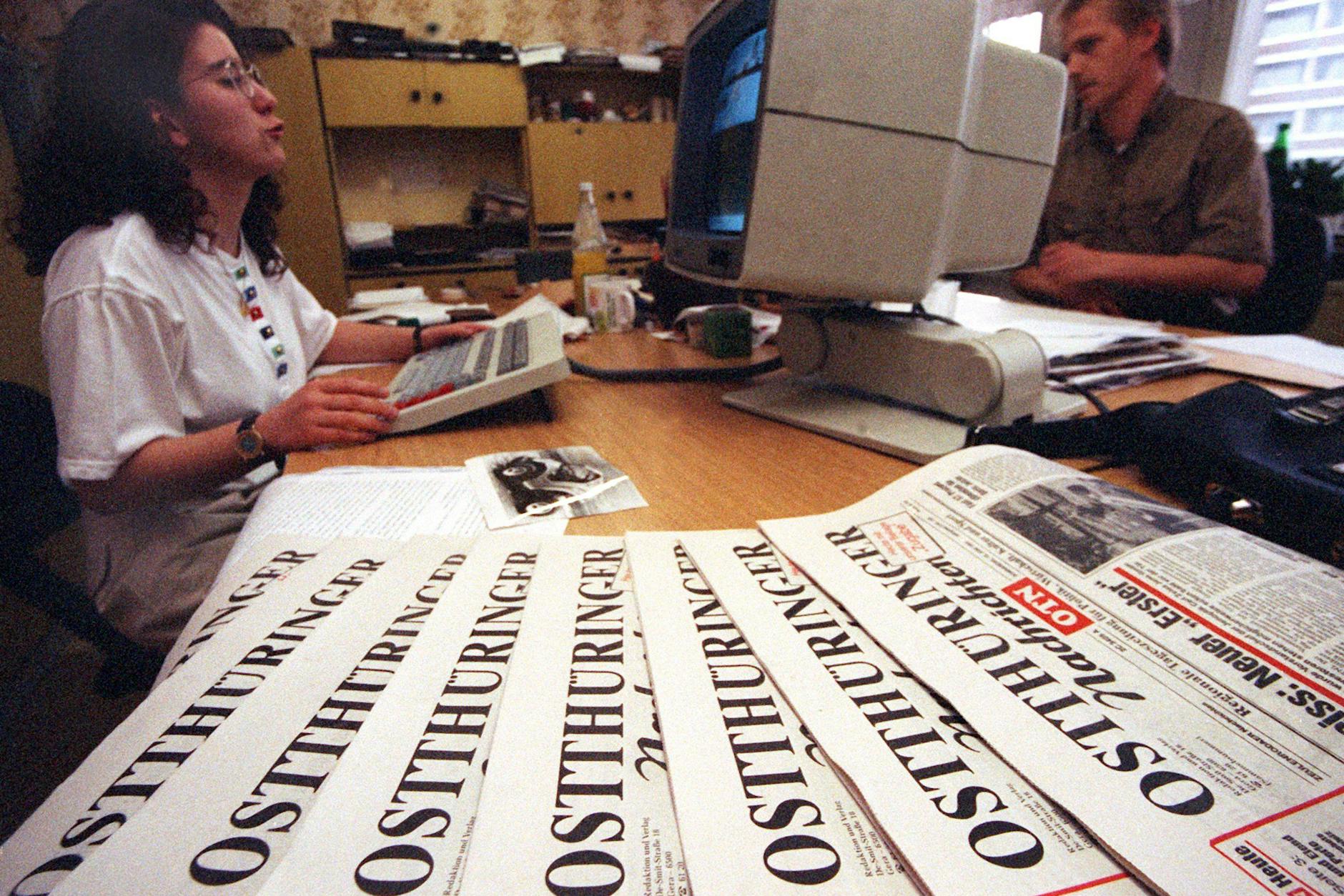 In Ostdeutschland gibt es nur noch eine Zeitung, die in ostdeutscher Hand ist. Die Ostthüringer Zeitung ist es nicht.