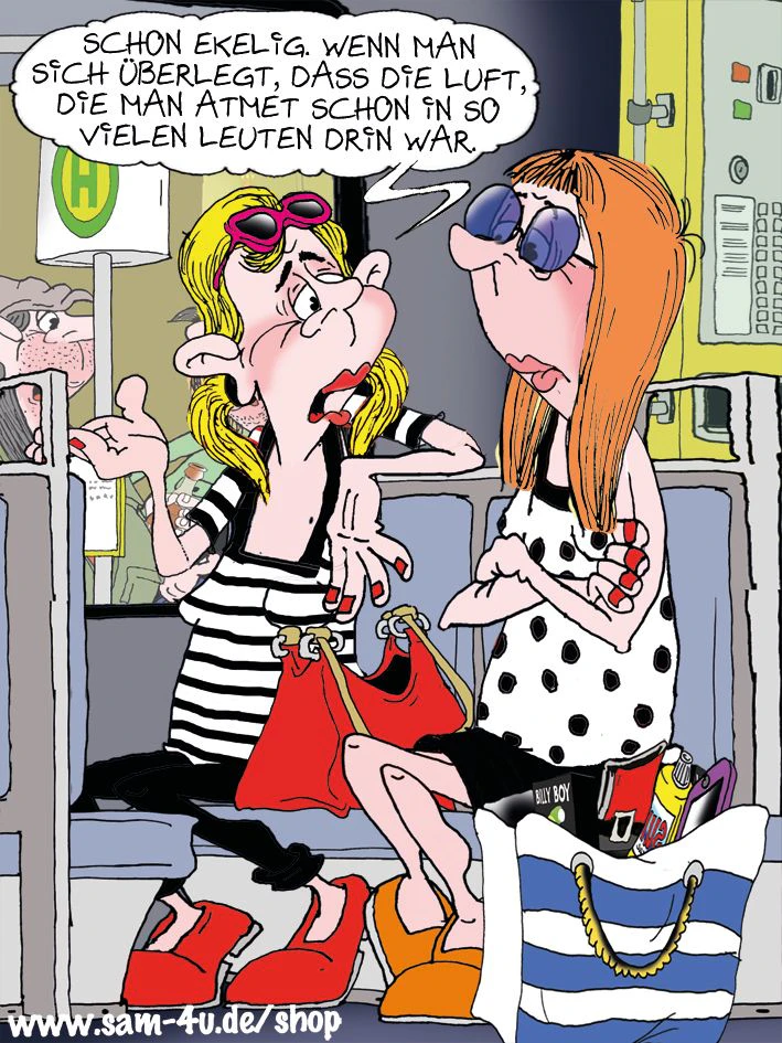 Auch heute gibt es einen Cartoon des Tages - wie immer von Zeichner Sam Paff aus Berlin.