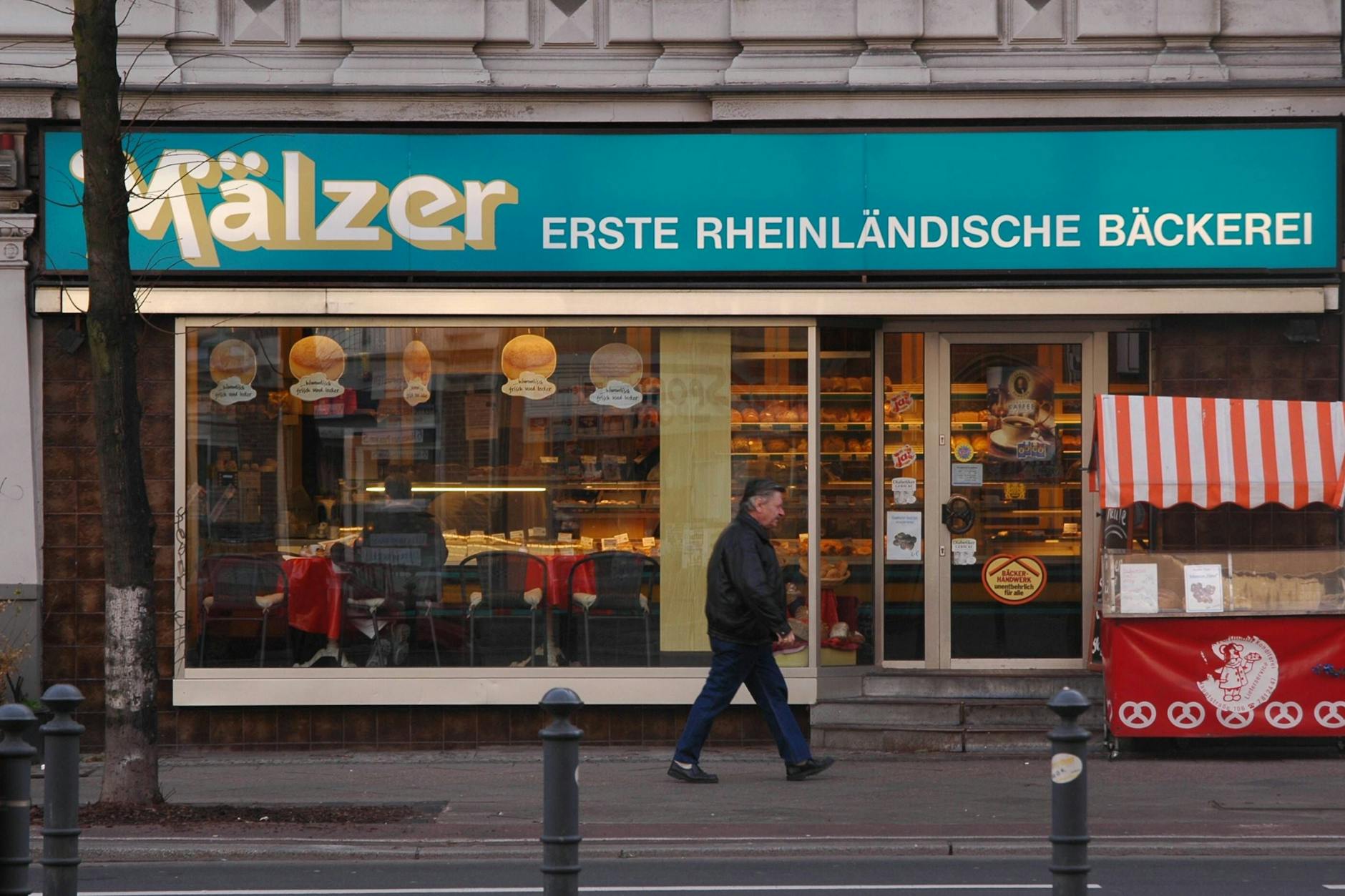 Die Filiale der Bäckerei Mälzer in der Hauptstraße in Berlin-Schöneberg. Das Unternehmen macht Schluss.