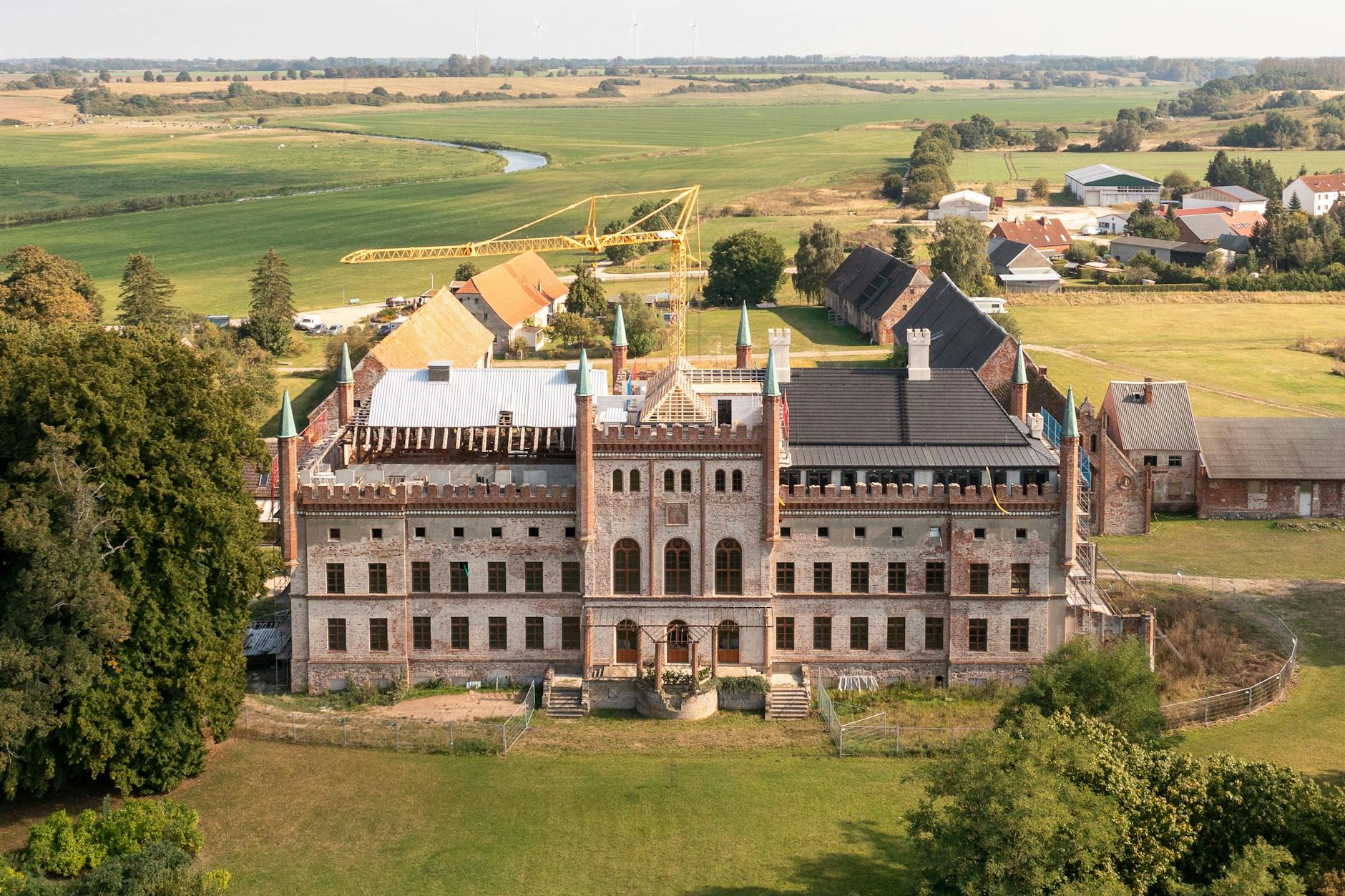 Schloss Broock: Ein Koloss, für den das Wort Gutshaus viel zu klein ist.