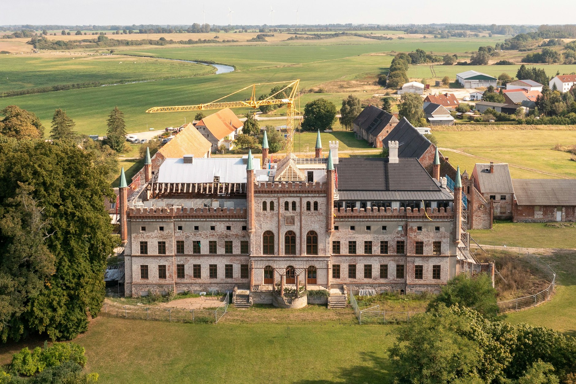 Schloss Broock: Ein Koloss, für den das Wort Gutshaus viel zu klein ist.