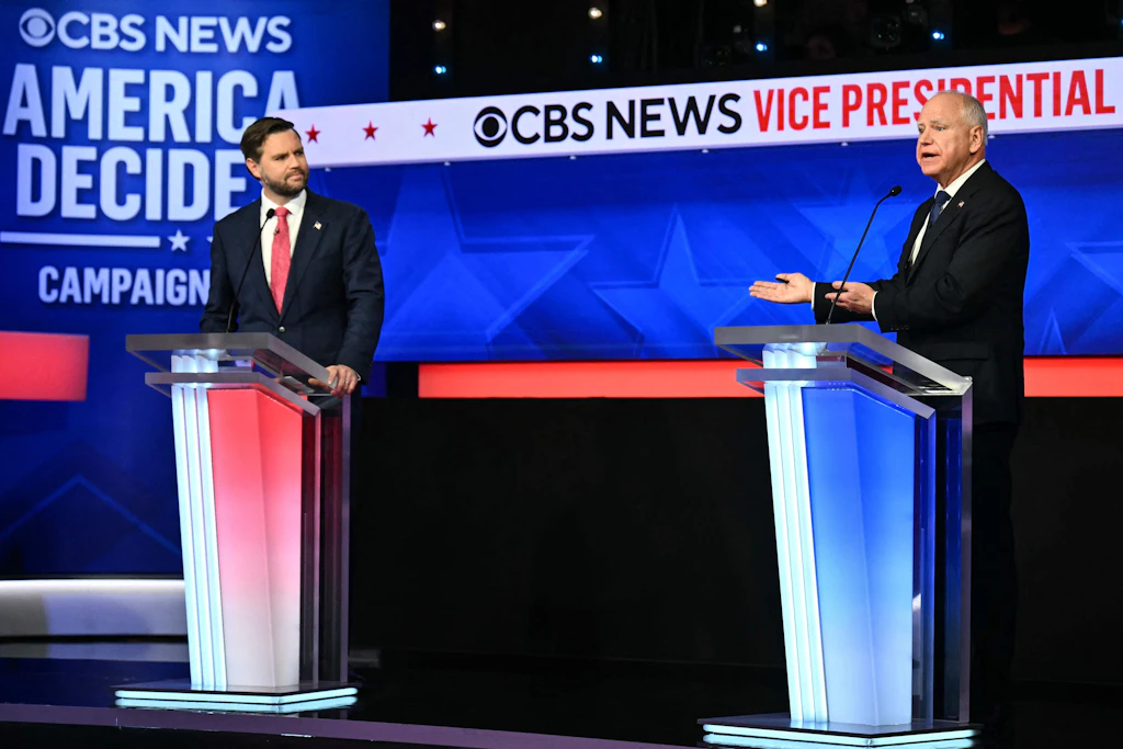 Darum ging es bei der TV-Debatte zwischen J.D. Vance und Tim Walz