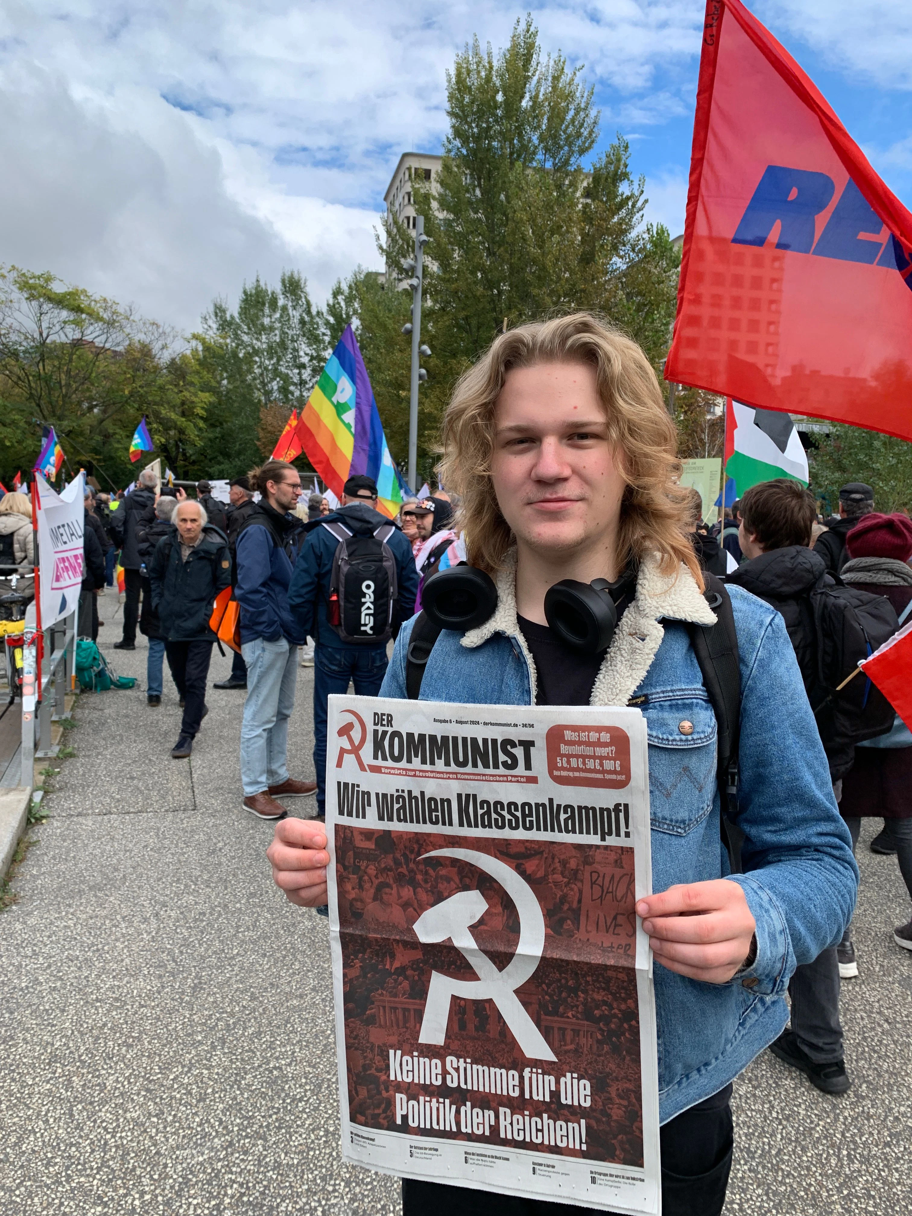 Demonstrant Ture H.