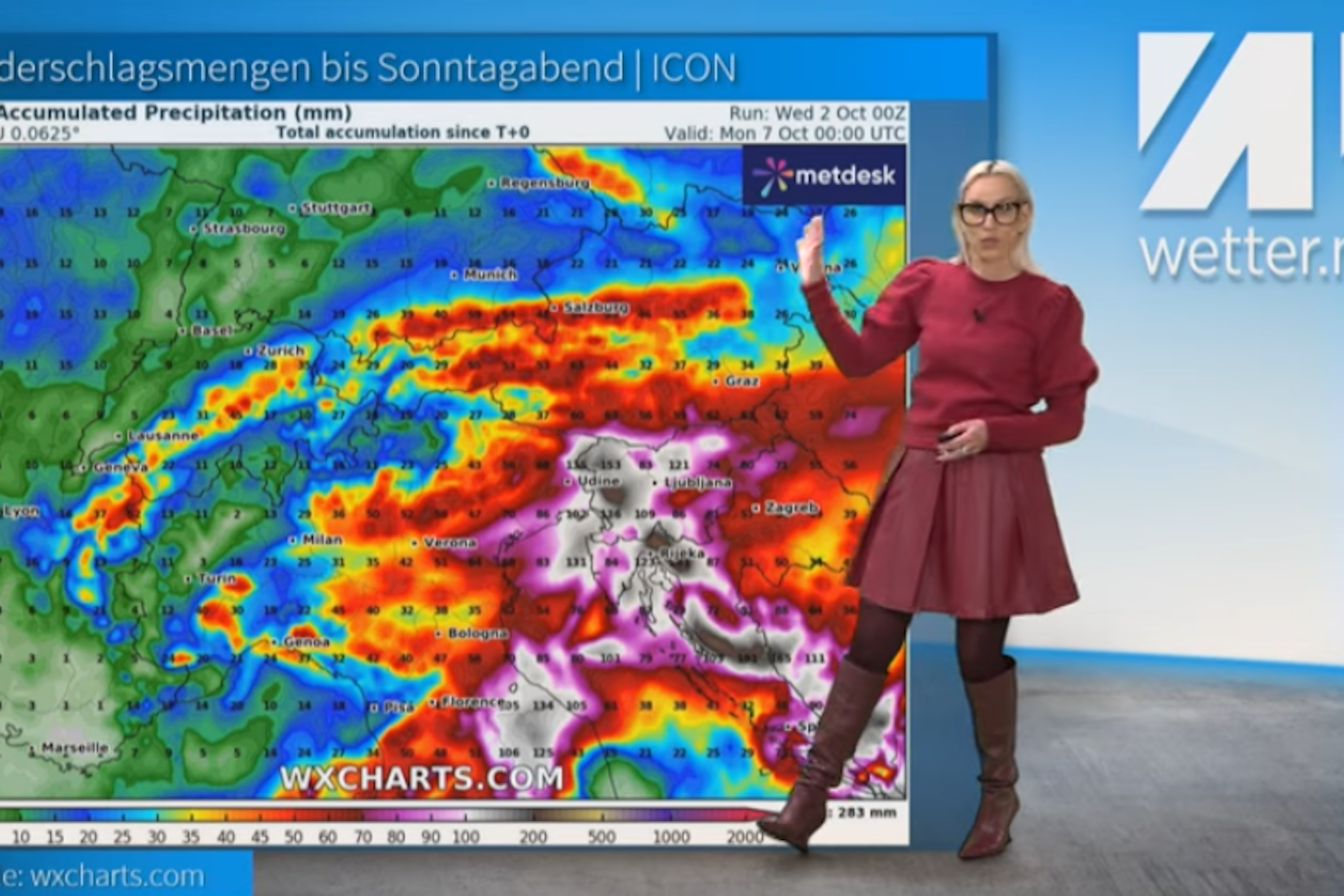 Expertin Kathy Shrey von Wetter.net verrät, o die heftigen Überschwemmungen besonders schlimm werden könnten.