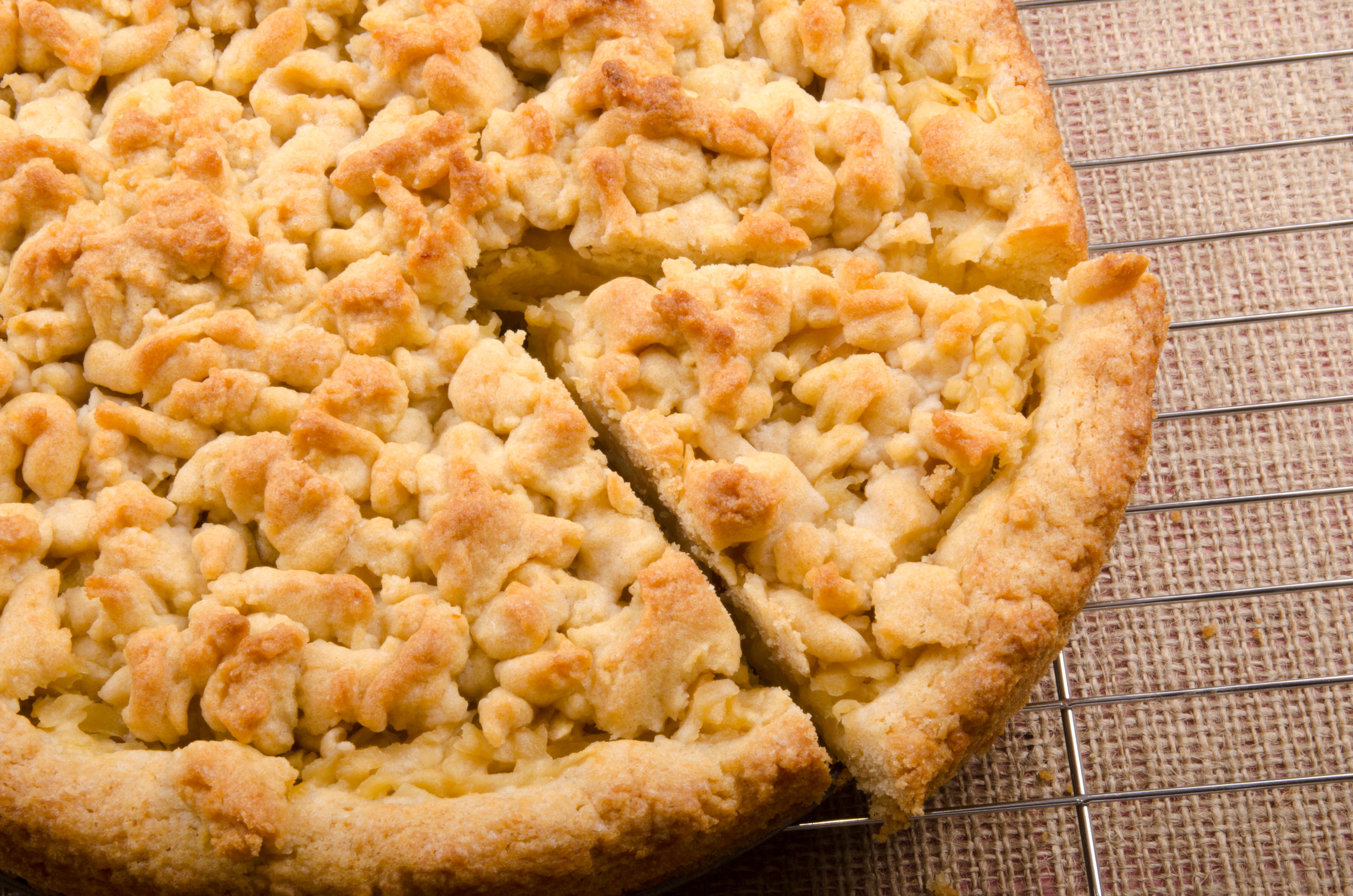 Schneller, saftiger Käsekuchen mit Streuseln  – nach Omas Rezept