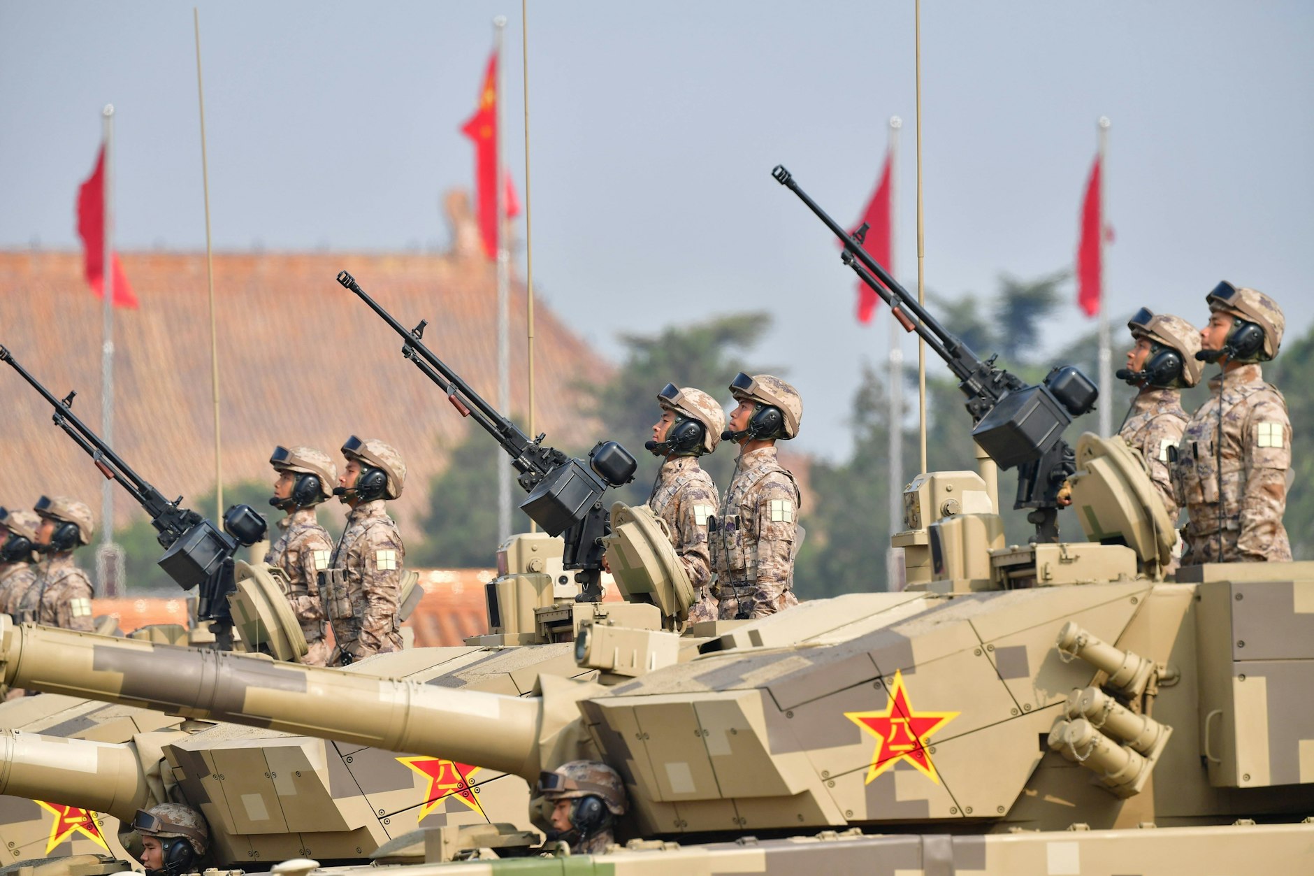 China: Militärparade in Peking im Oktober 2019
