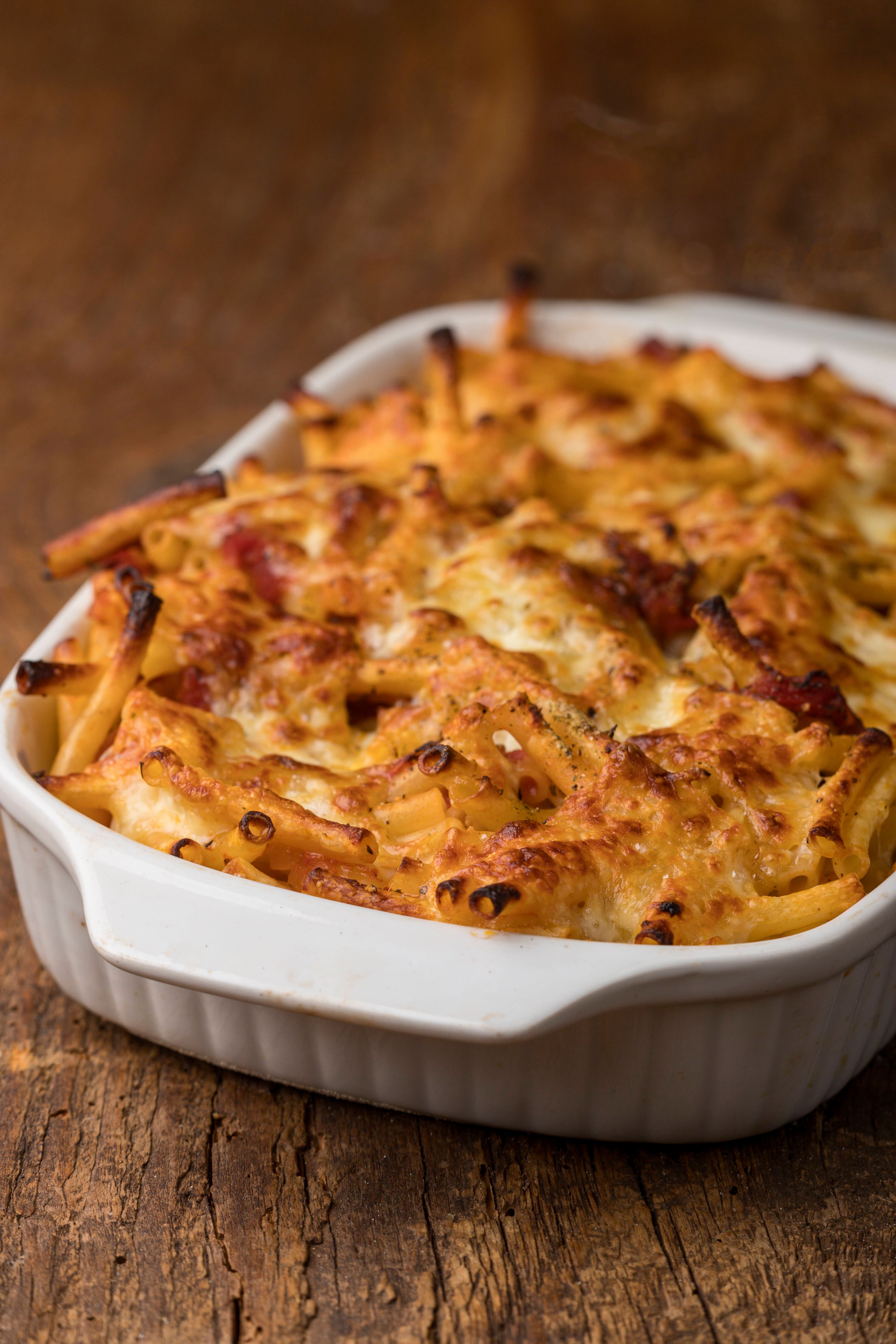 Cremig, köstlich, kinderleicht: Blitz-Rezept für Kürbis-Nudel-Auflauf