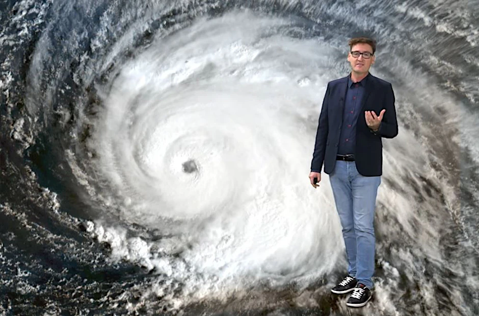 Meteorologe Dominik Jung warnt vor dem Ex-Hurrikan. 
