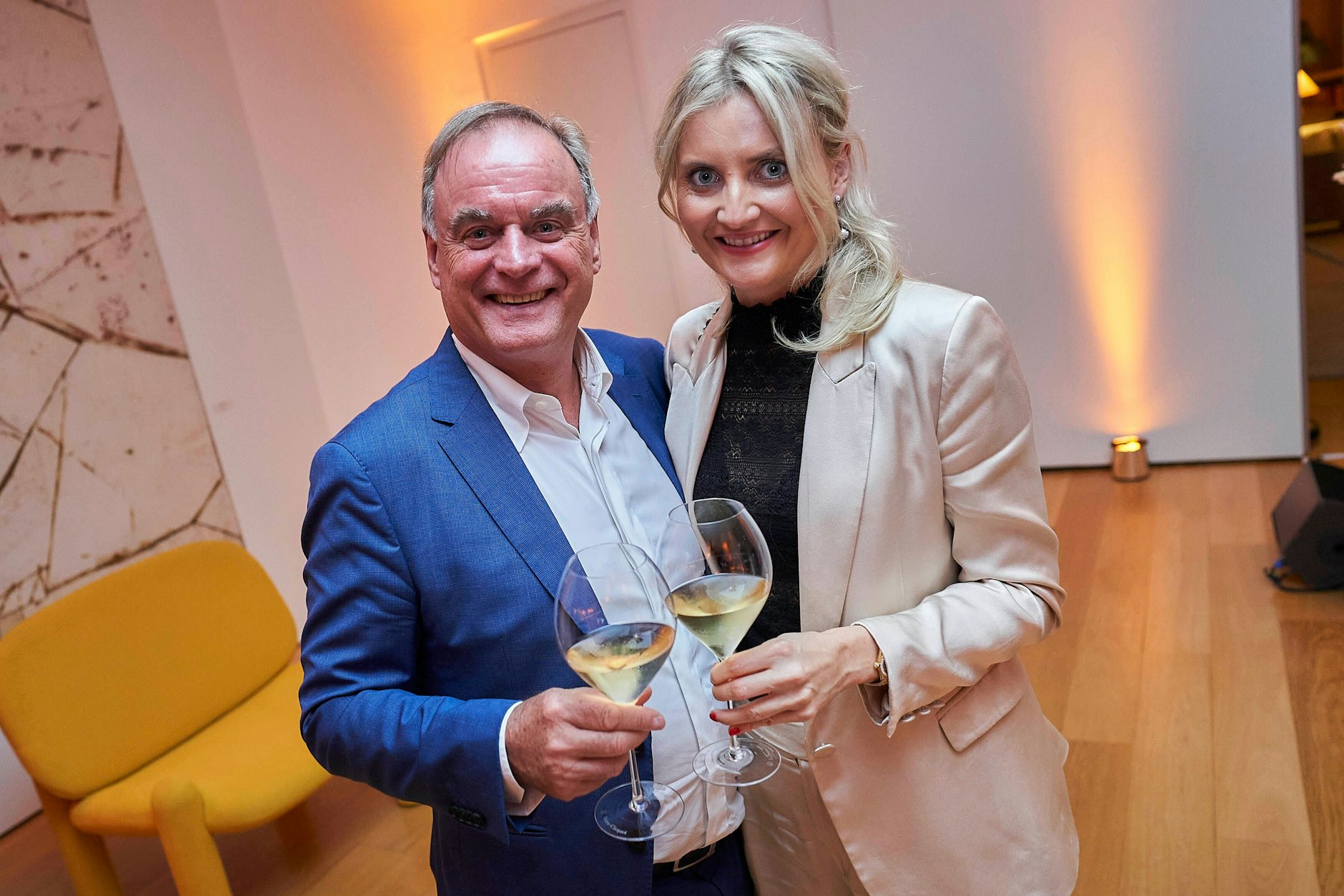 Georg Kofler und Isabel Grupp bei einem Event im Oktober 2022.