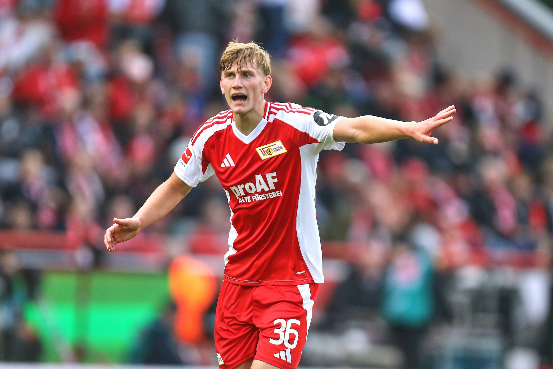 Von der D-Jugend des 1. FC Union bis in die Bundesliga: Aljoscha Kemlein (20) feierte gegen den BVB sein Startelf-Debüt in der Bundesliga.&nbsp;