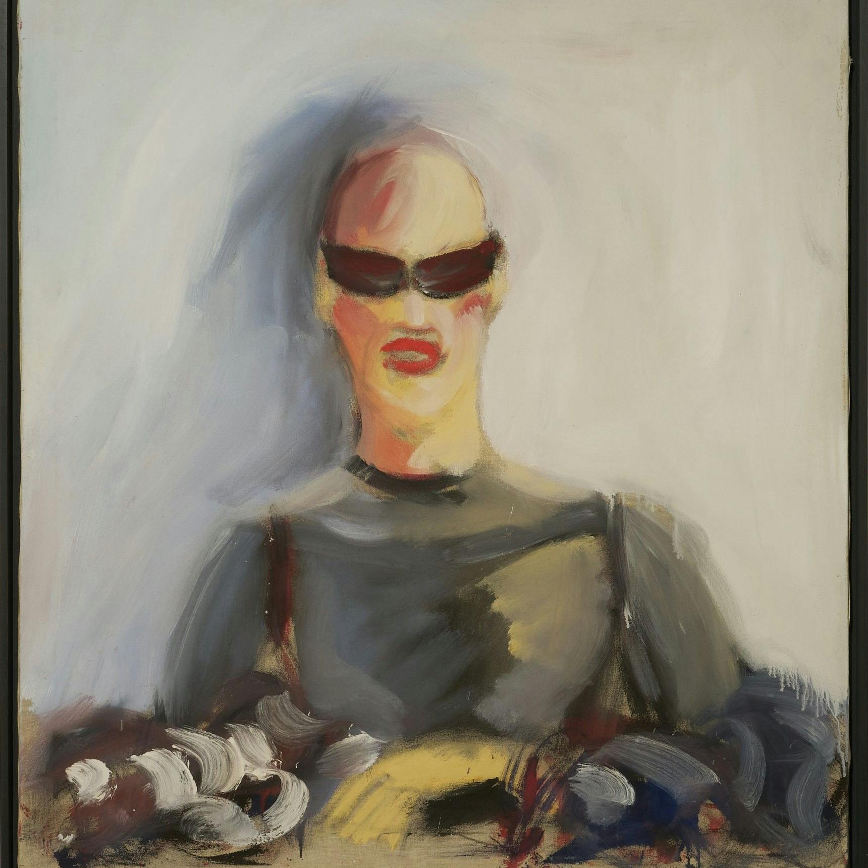 Salomé: „NY-Selbstporträt“, 1978, Acryl auf Nessel